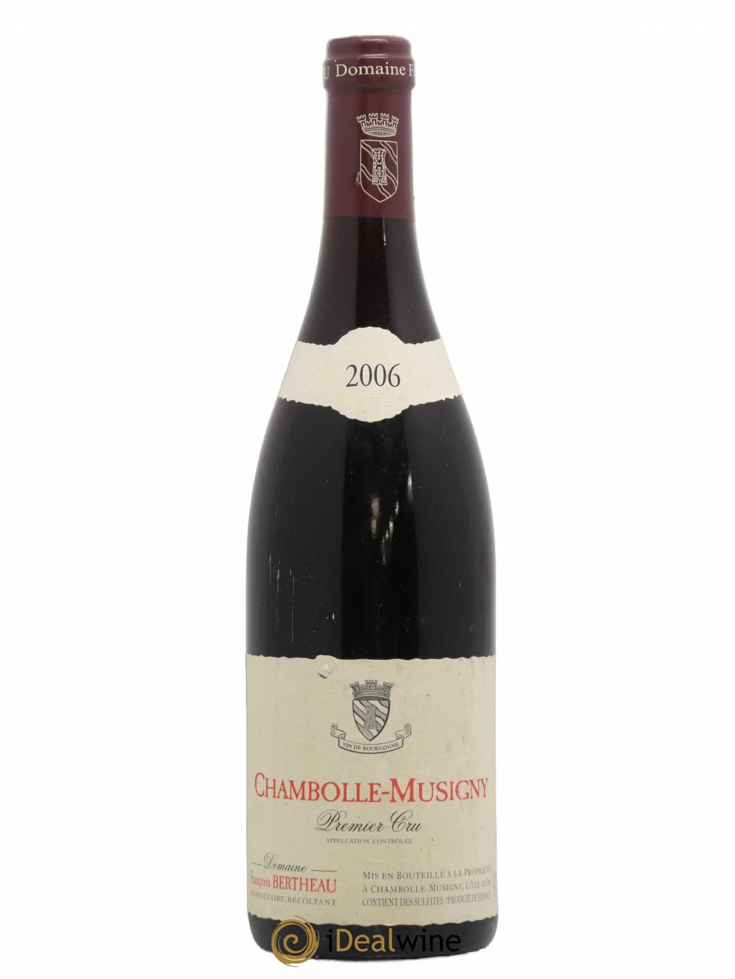 Chambolle-Musigny 1er Cru François Bertheau 2006 - Lot de 1 bouteille - 0
