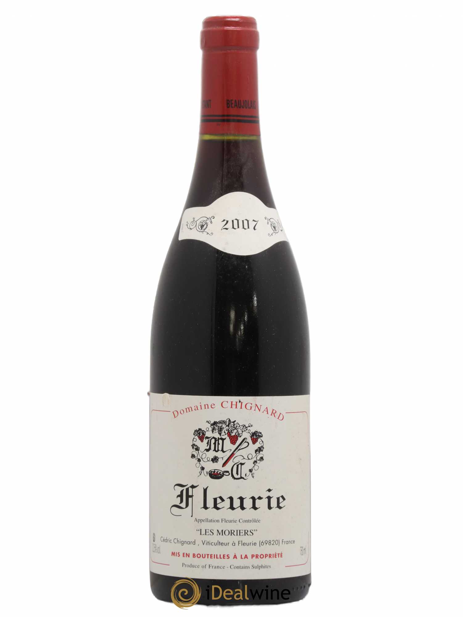 Fleurie Les Moriers Chignard (Domaine) 2007 - Lot de 1 bouteille - 0