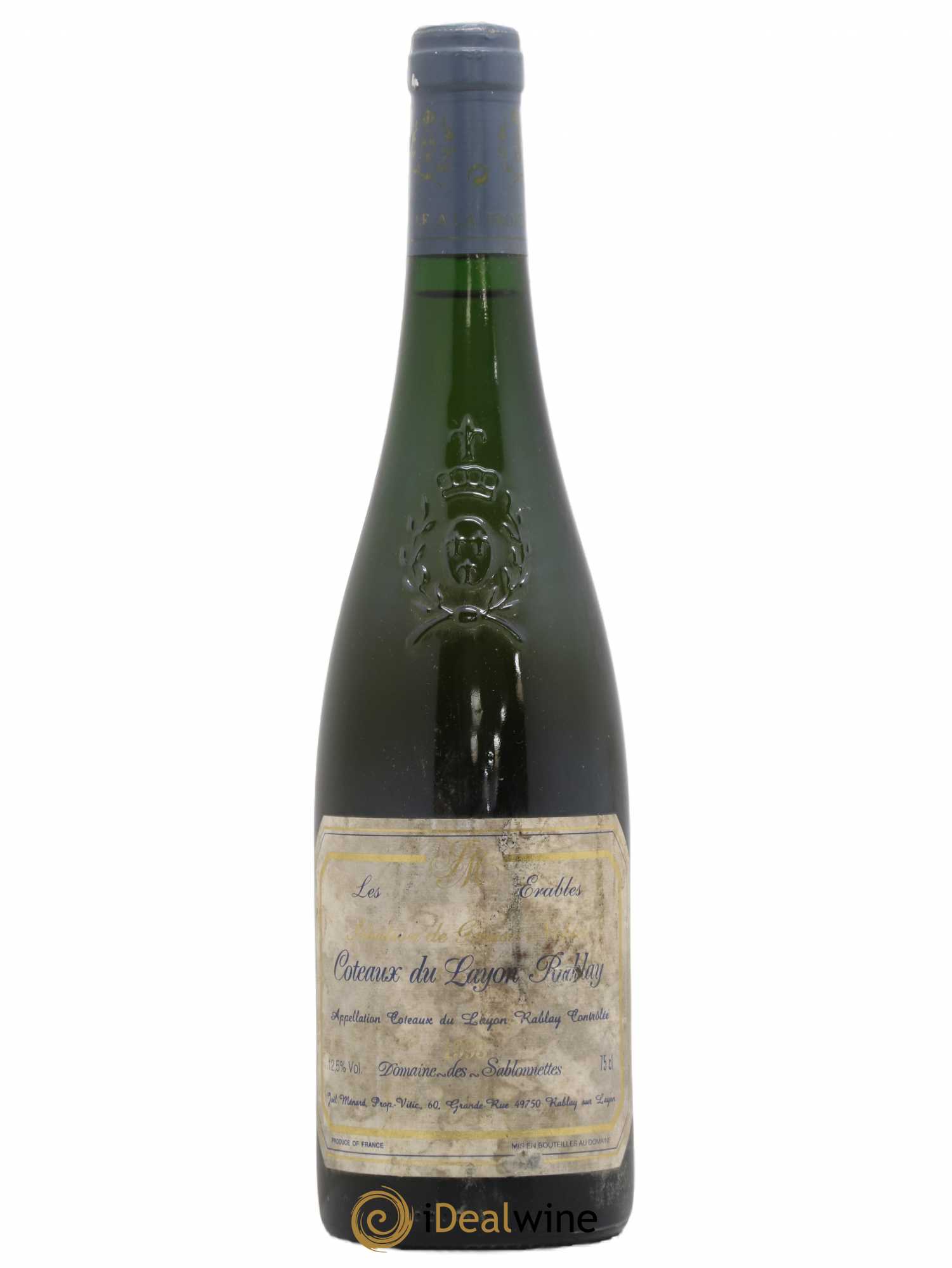 Coteaux du Layon Selection de Grains Nobles Domaine des Sablonnettes Joel Menard 1993 - Lotto di 1 bottiglia - 0