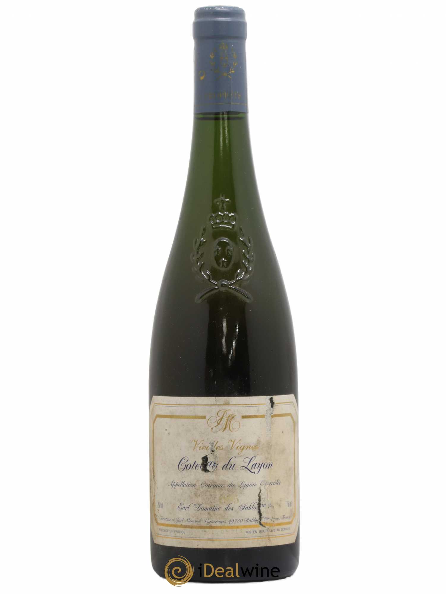 Coteaux du Layon Vielles Vignes Domaine des Sablonnettes Joel Menard 1995 - Lotto di 1 bottiglia - 0