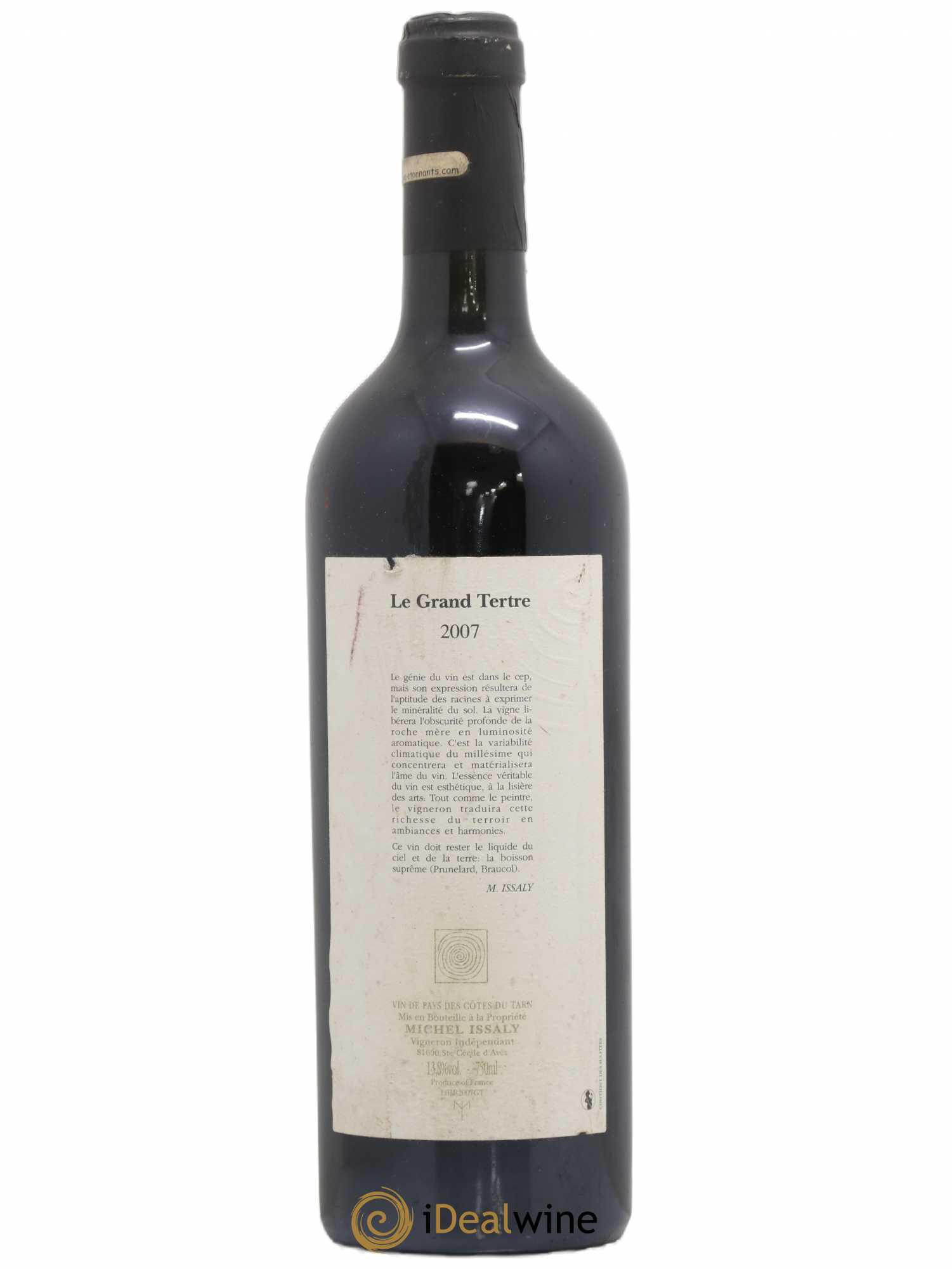 Vin de France Le Grand Tertre Michel Issaly 2007 - Posten von 1 Flasche - 0