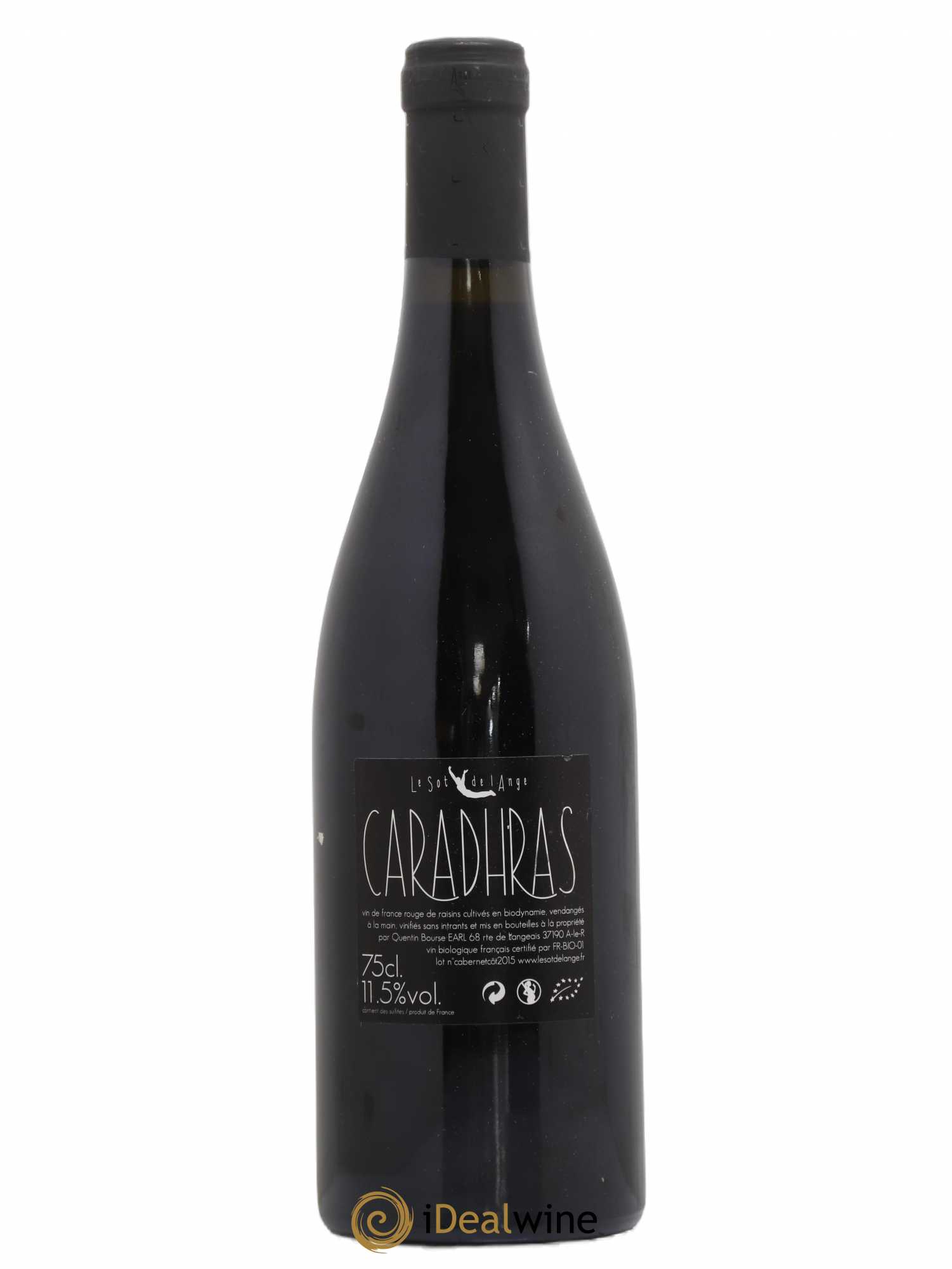 Vin de France Le Sot de l'ange - Caradhras 2015 - Posten von 1 Flasche - 1