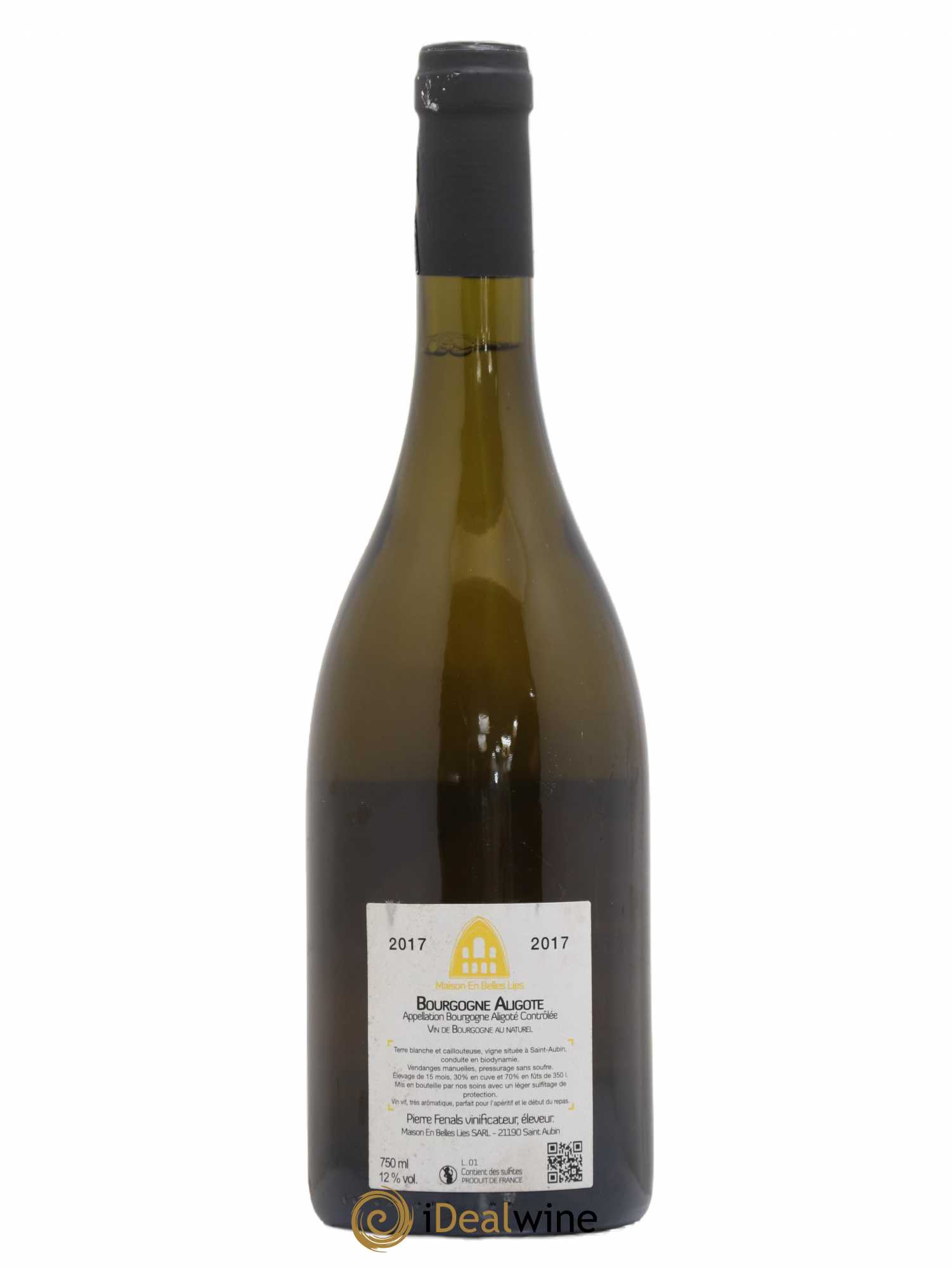Bourgogne Aligoté Maison En Belles Lies 2017 - Lot de 1 bouteille - 1