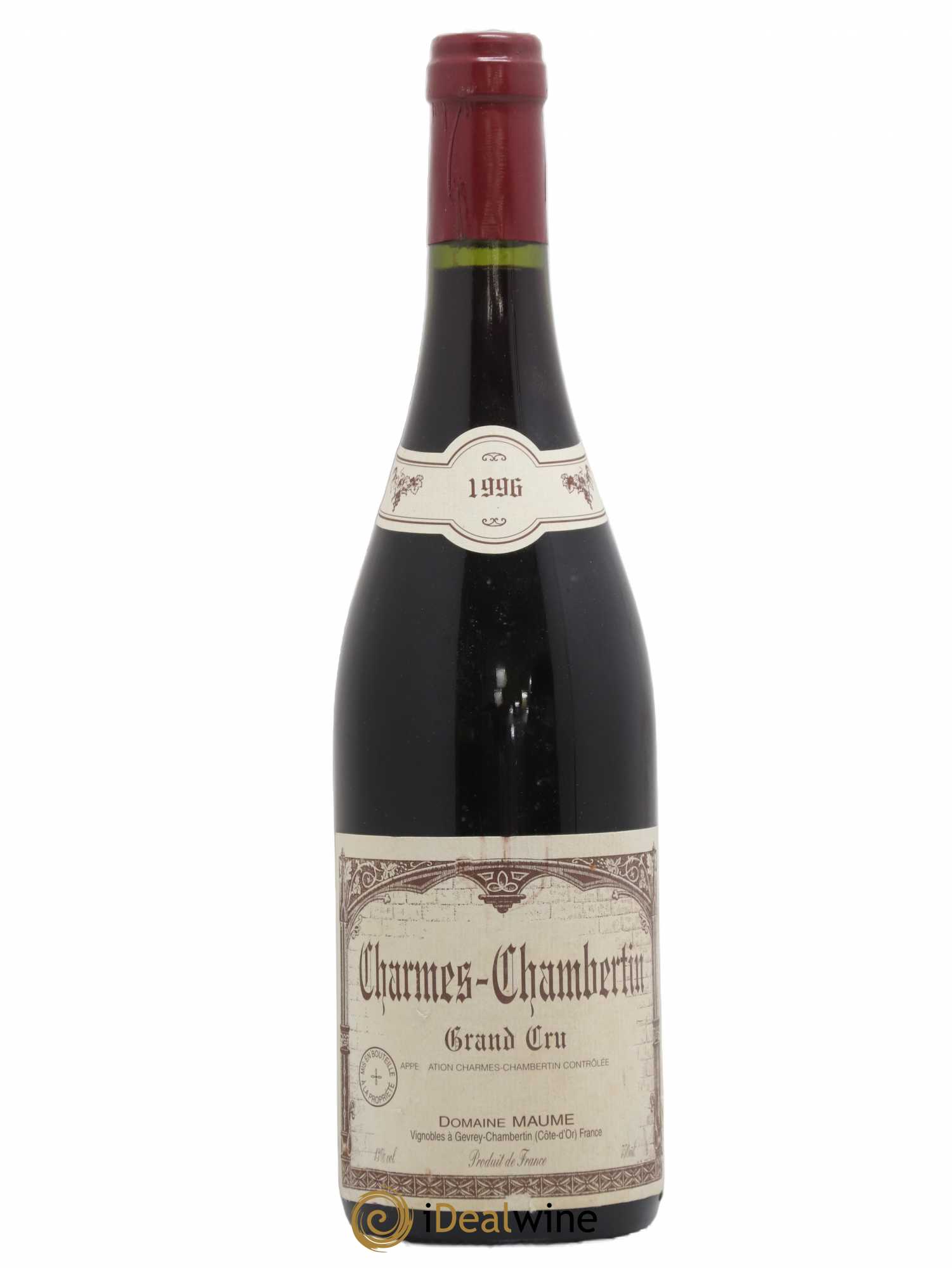 Charmes-Chambertin Grand Cru Maume (Domaine) 1996 - Lot de 1 bouteille - 0