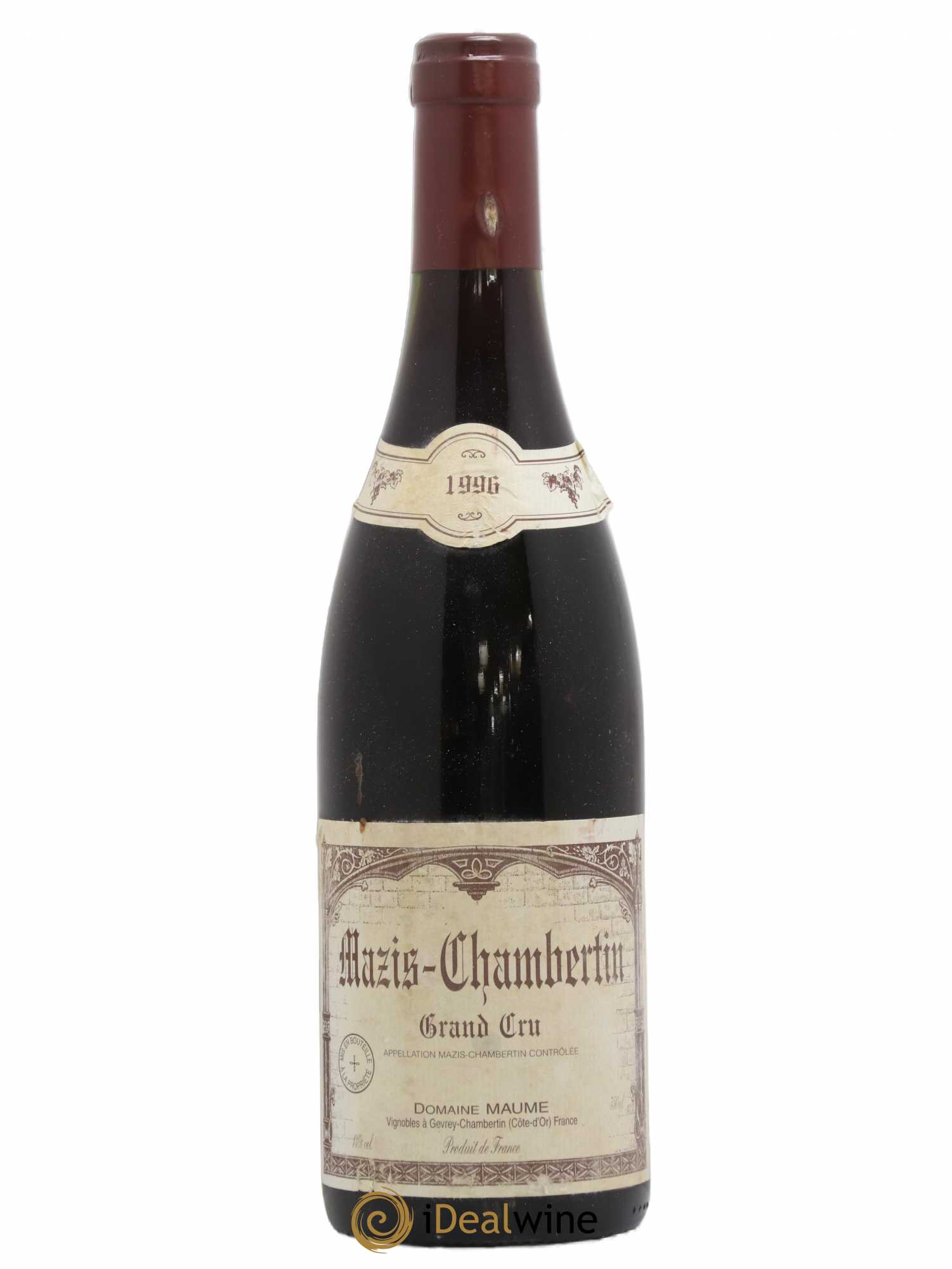 Mazis-Chambertin Grand Cru Maume (Domaine) 1996 - Lot de 1 bouteille - 0