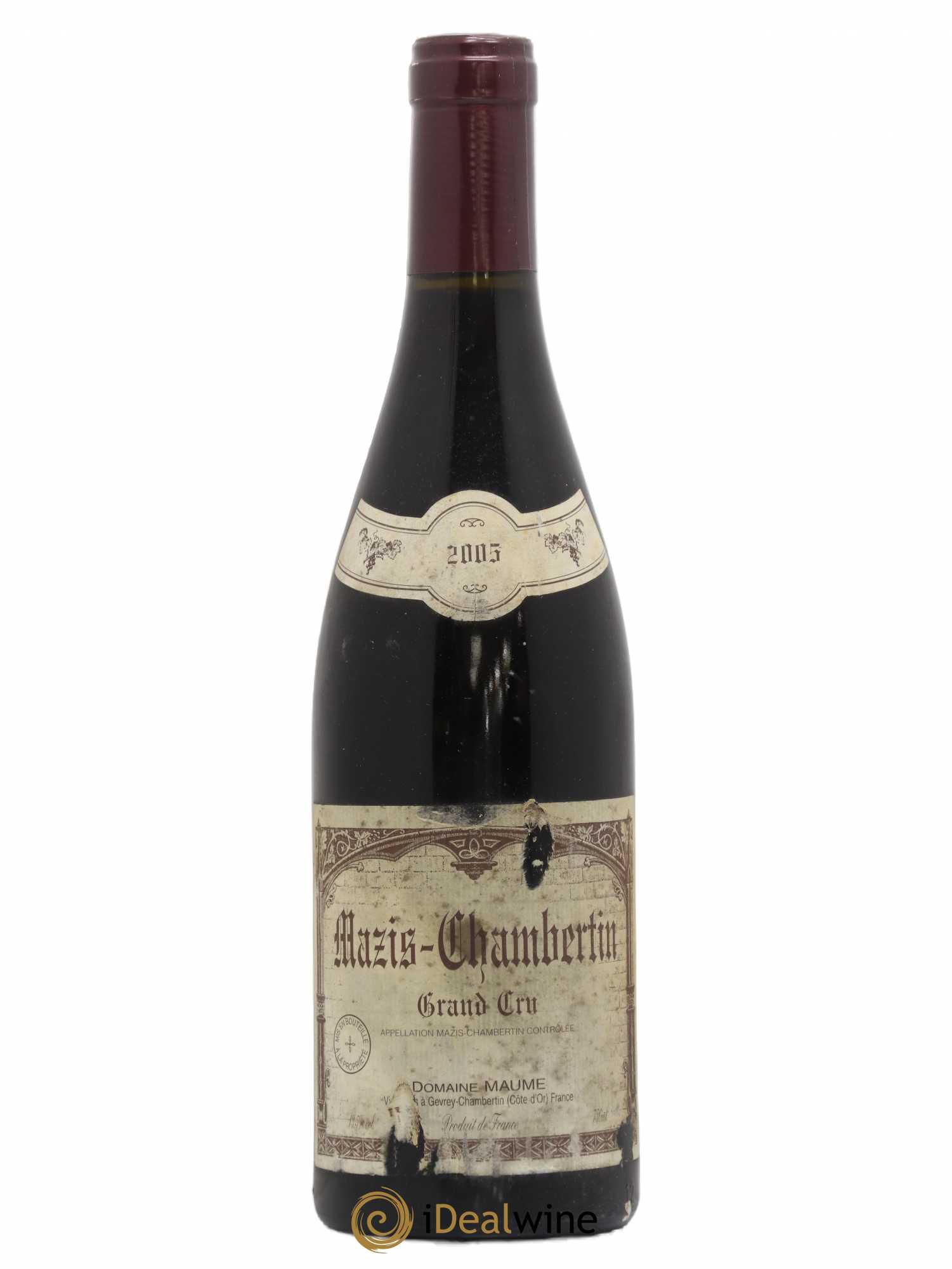 Mazis-Chambertin Grand Cru Maume (Domaine) 2005 - Lot de 1 bouteille - 0
