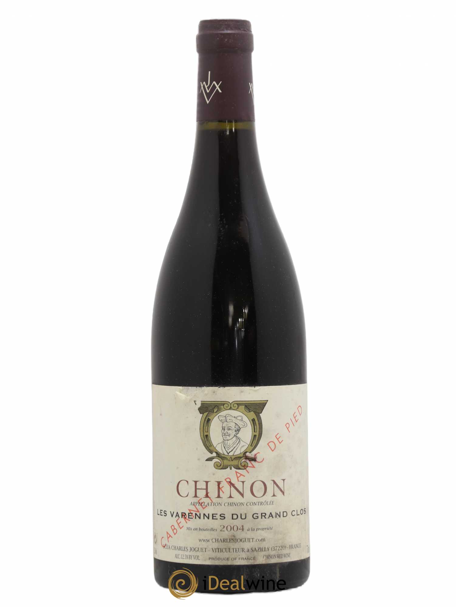 Chinon Les Varennes du Grand Clos Franc de Pied Charles Joguet (Domaine) 2004 - Lot de 1 bouteille - 0
