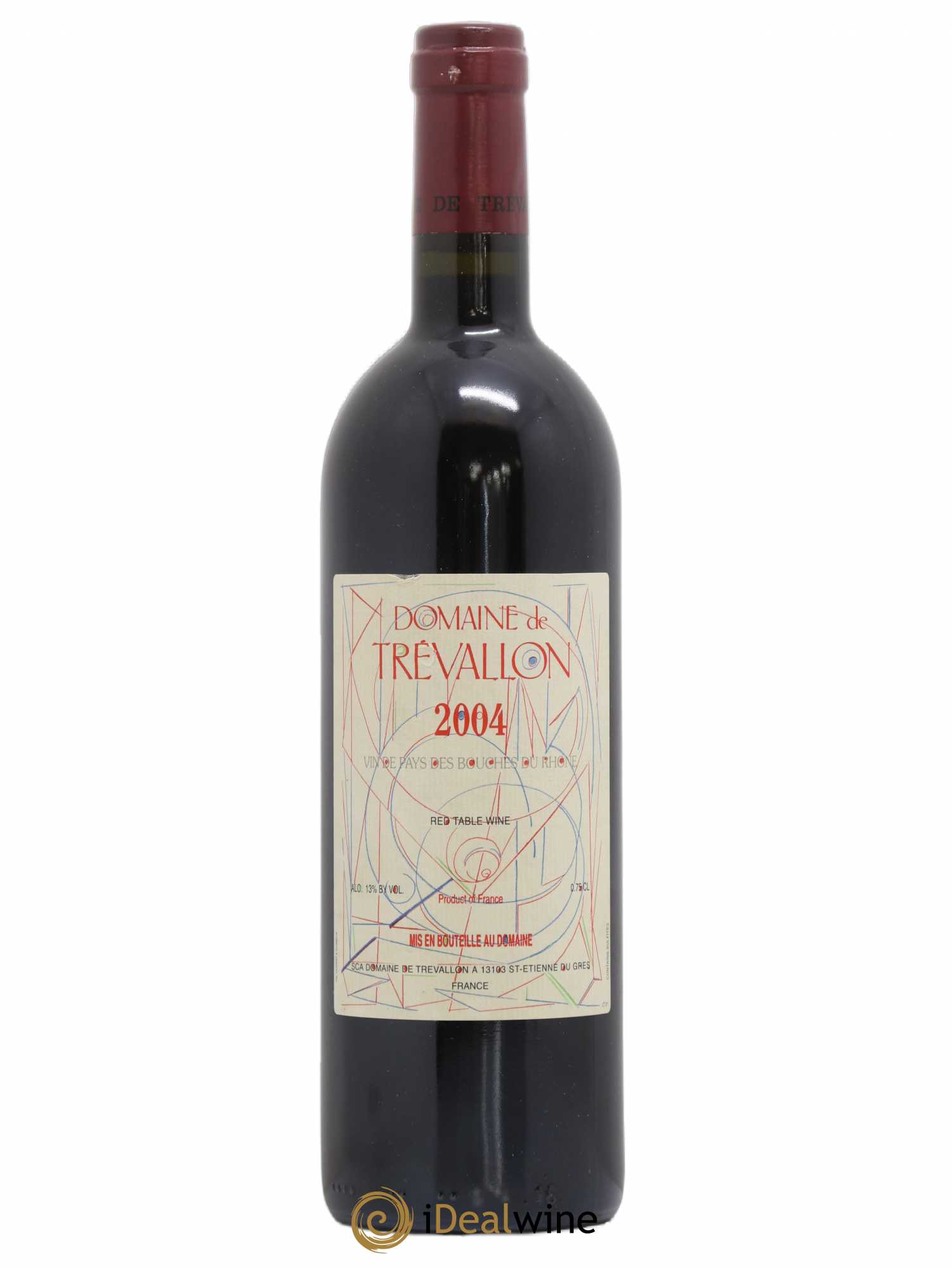 VDP Bouches du Rhône Trévallon (Domaine de) Eloi Dürrbach 2004 - Lot de 1 bouteille - 0