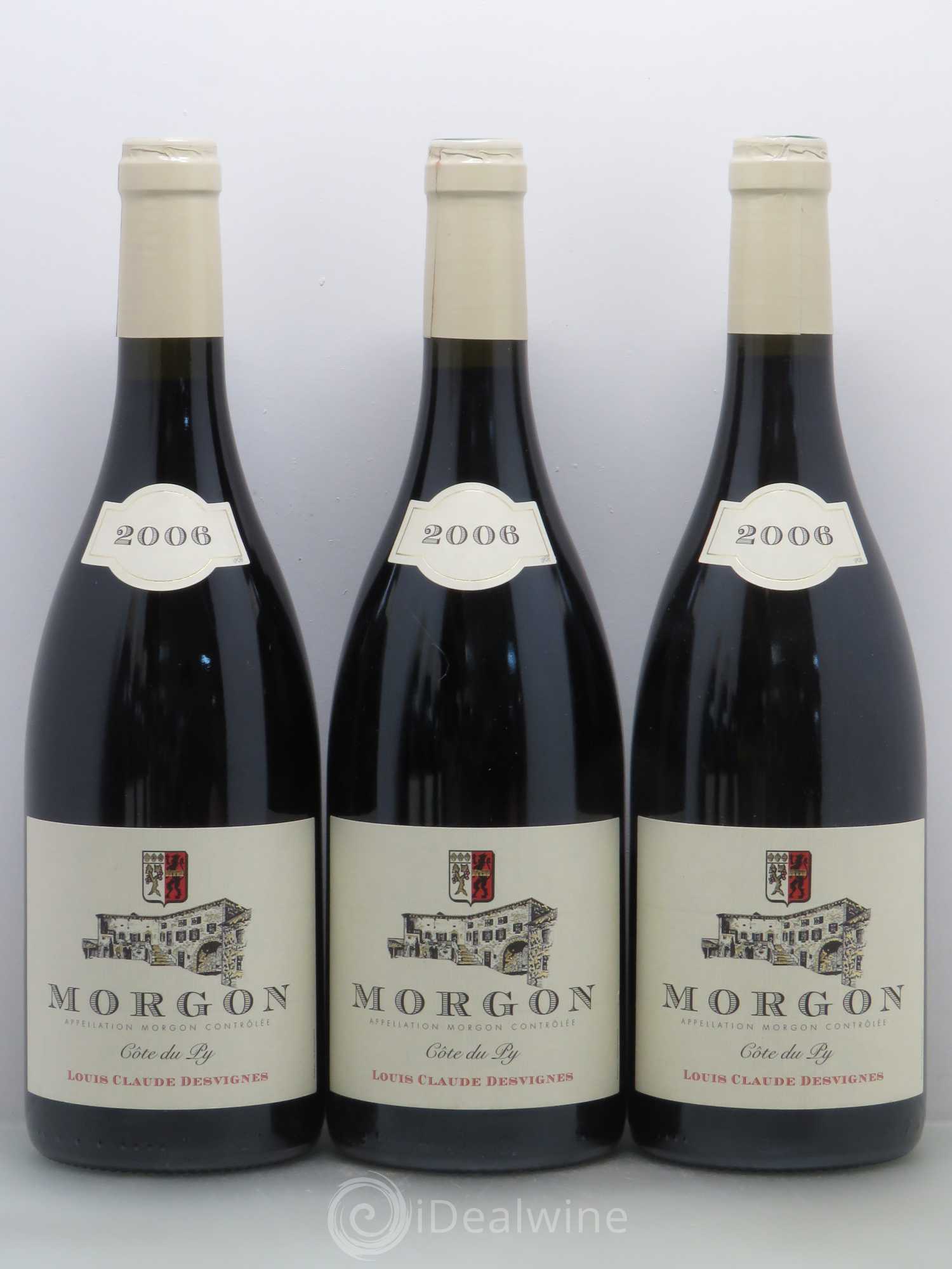 Morgon Côte du Py Louis-Claude Desvignes 2006 - Lot de 6 bouteilles - 1