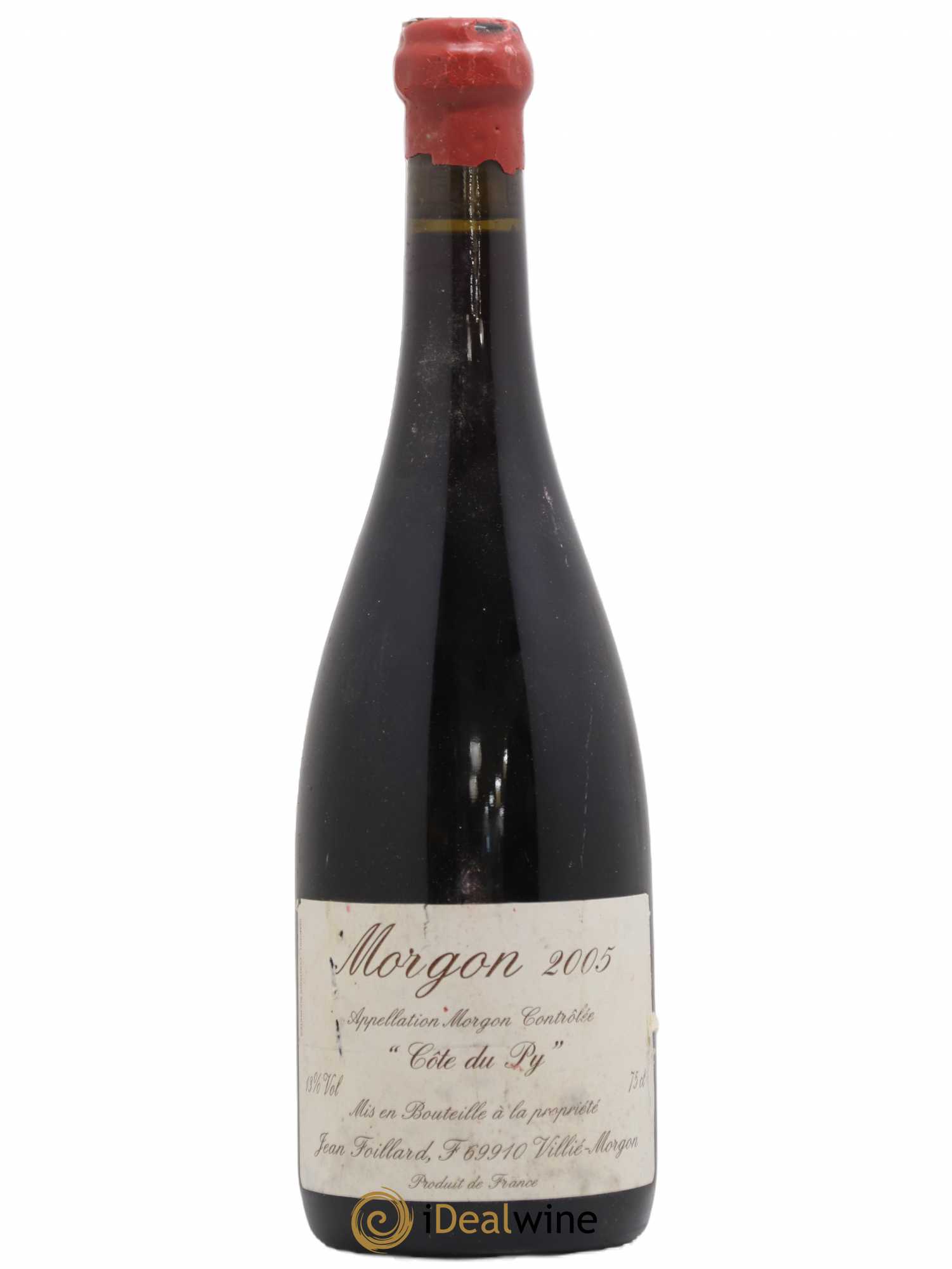Morgon Côte du Py Jean Foillard 2005 - Lot de 1 bouteille - 0