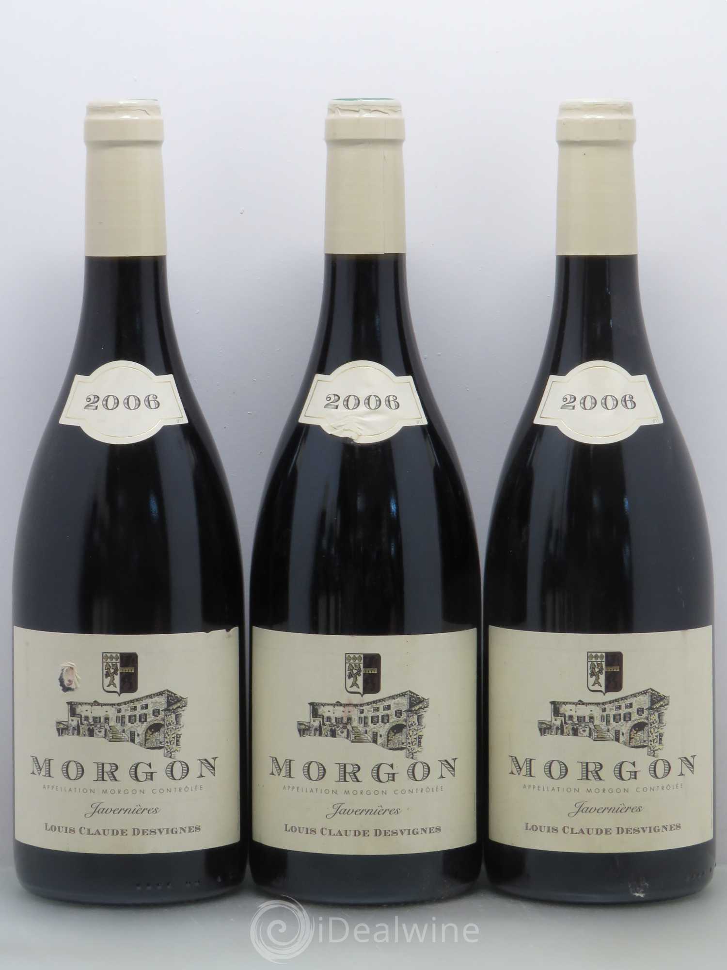 Morgon Côte de Py Javernières Louis-Claude Desvignes 2006 - Lot de 6 bouteilles - 1