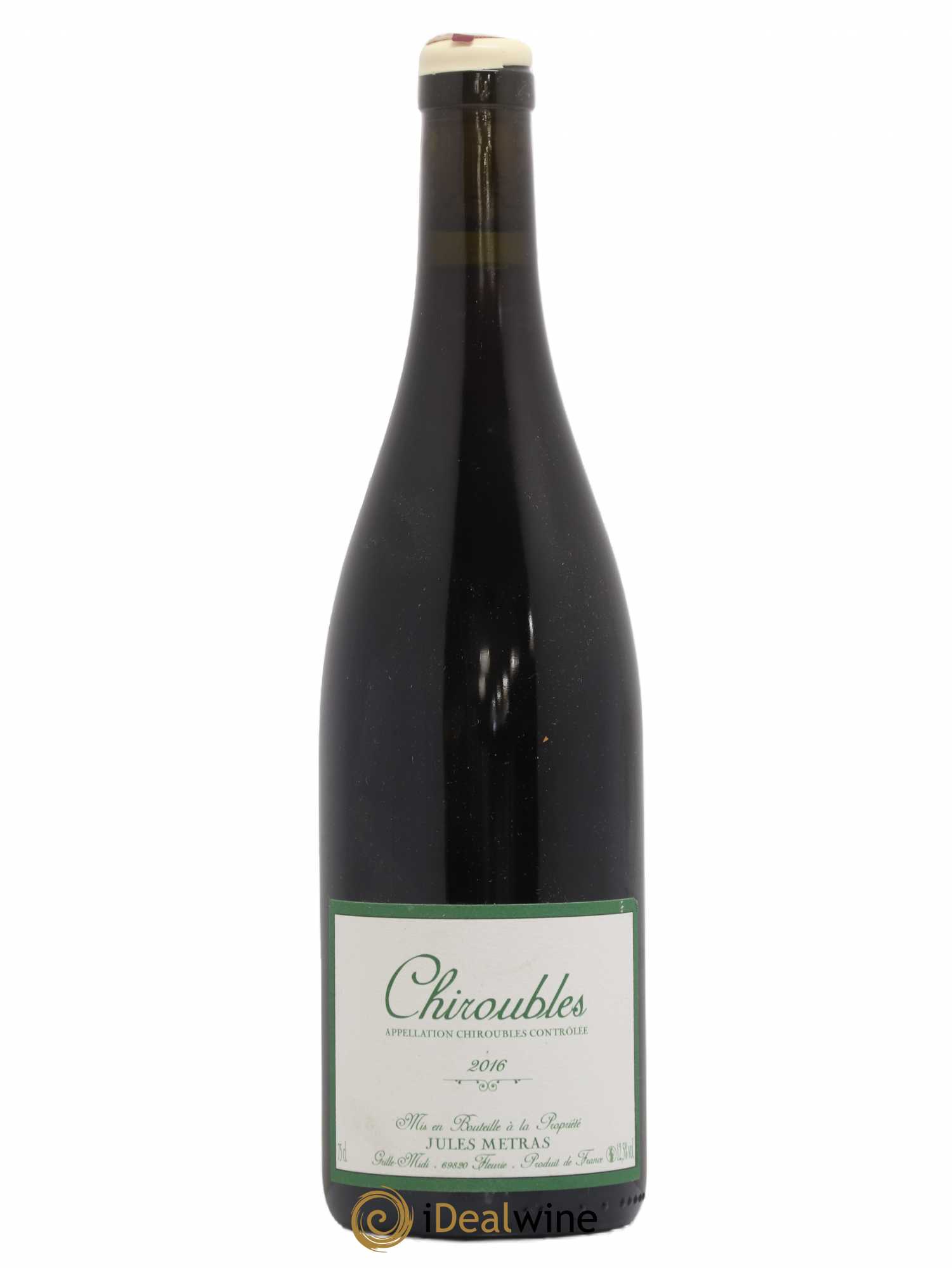 Chiroubles Jules Métras (Domaine) 2016 - Lot de 1 bouteille - 0