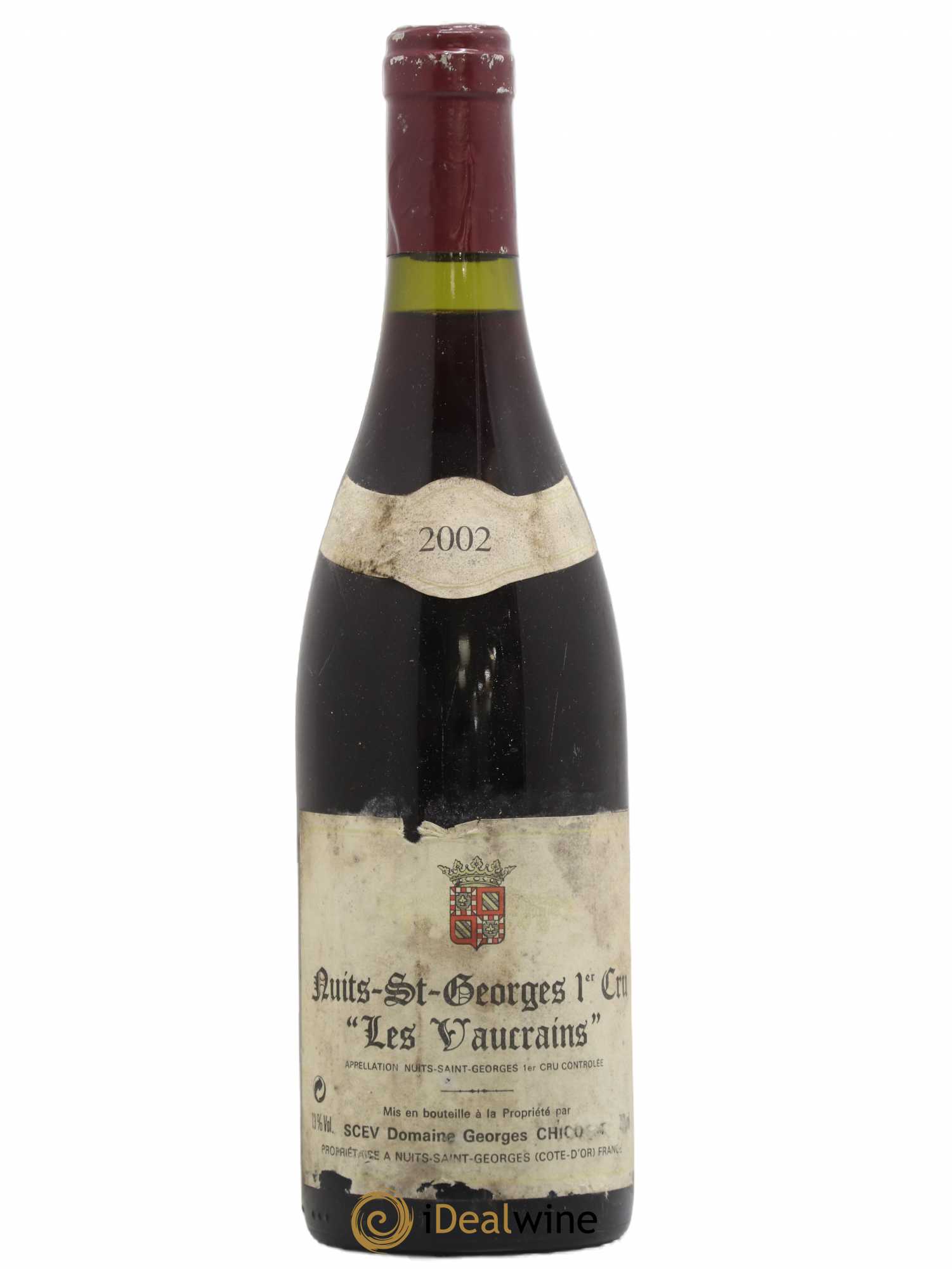 Nuits-Saint-Georges 1er Cru Les Vaucrains Chicotot 2002 - Lot de 1 bouteille - 0