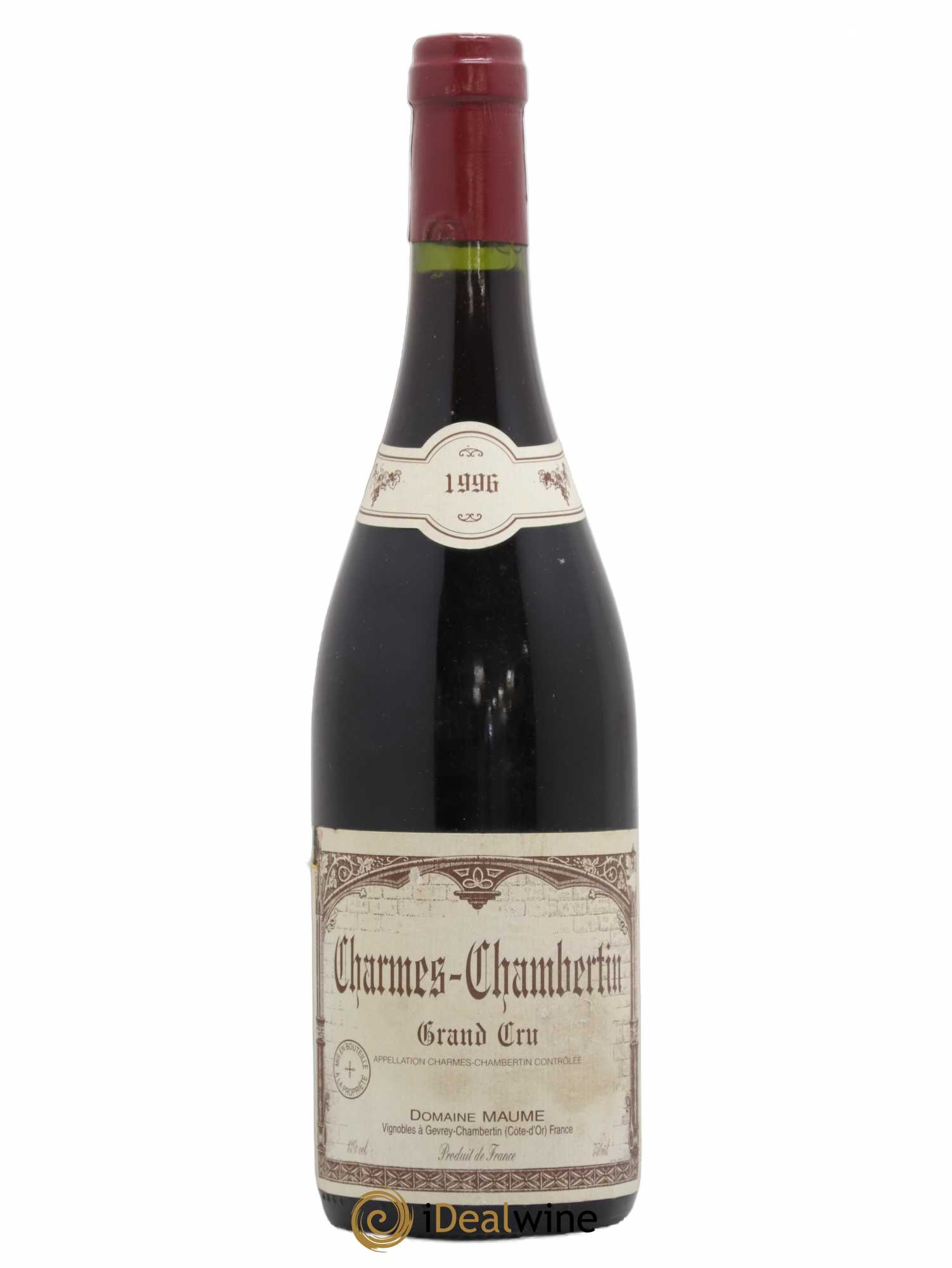 Charmes-Chambertin Grand Cru Maume (Domaine) 1996 - Lot de 1 bouteille - 0