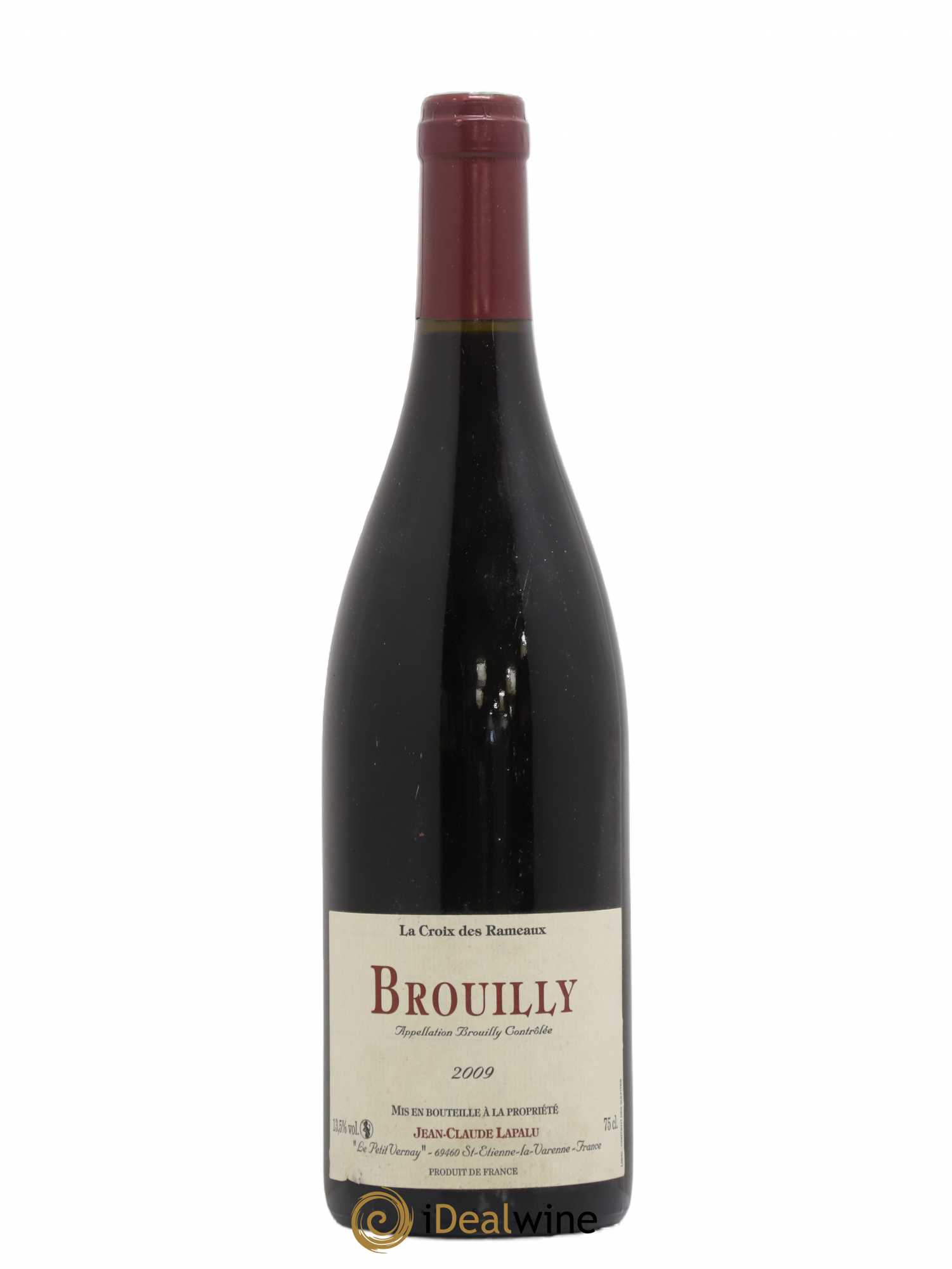 Brouilly La Croix des Rameaux Jean-Claude Lapalu 2009 - Lot de 1 bouteille - 0