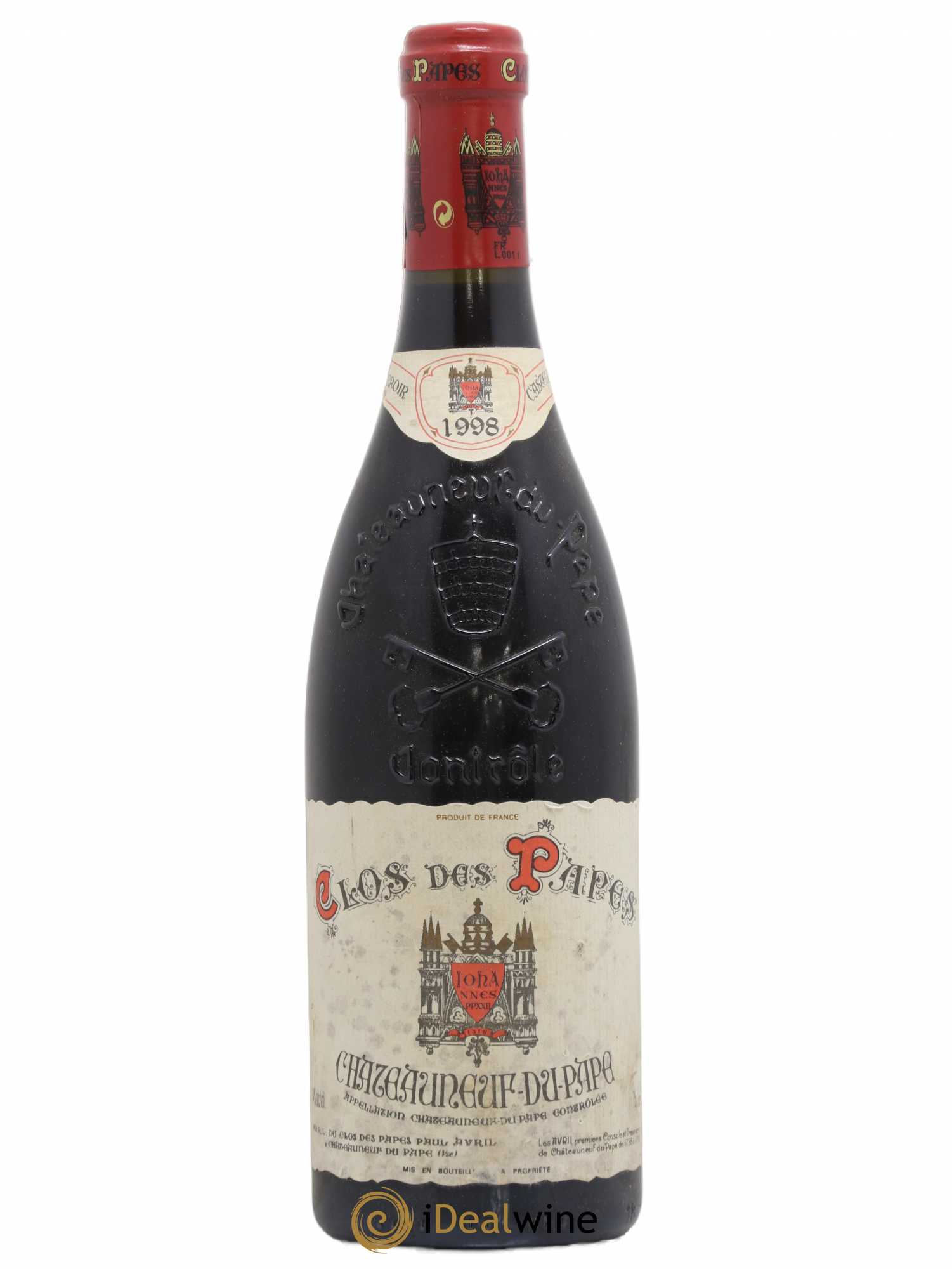Châteauneuf-du-Pape Clos des Papes - Paul Avril 1998 - Lot de 1 bouteille - 0