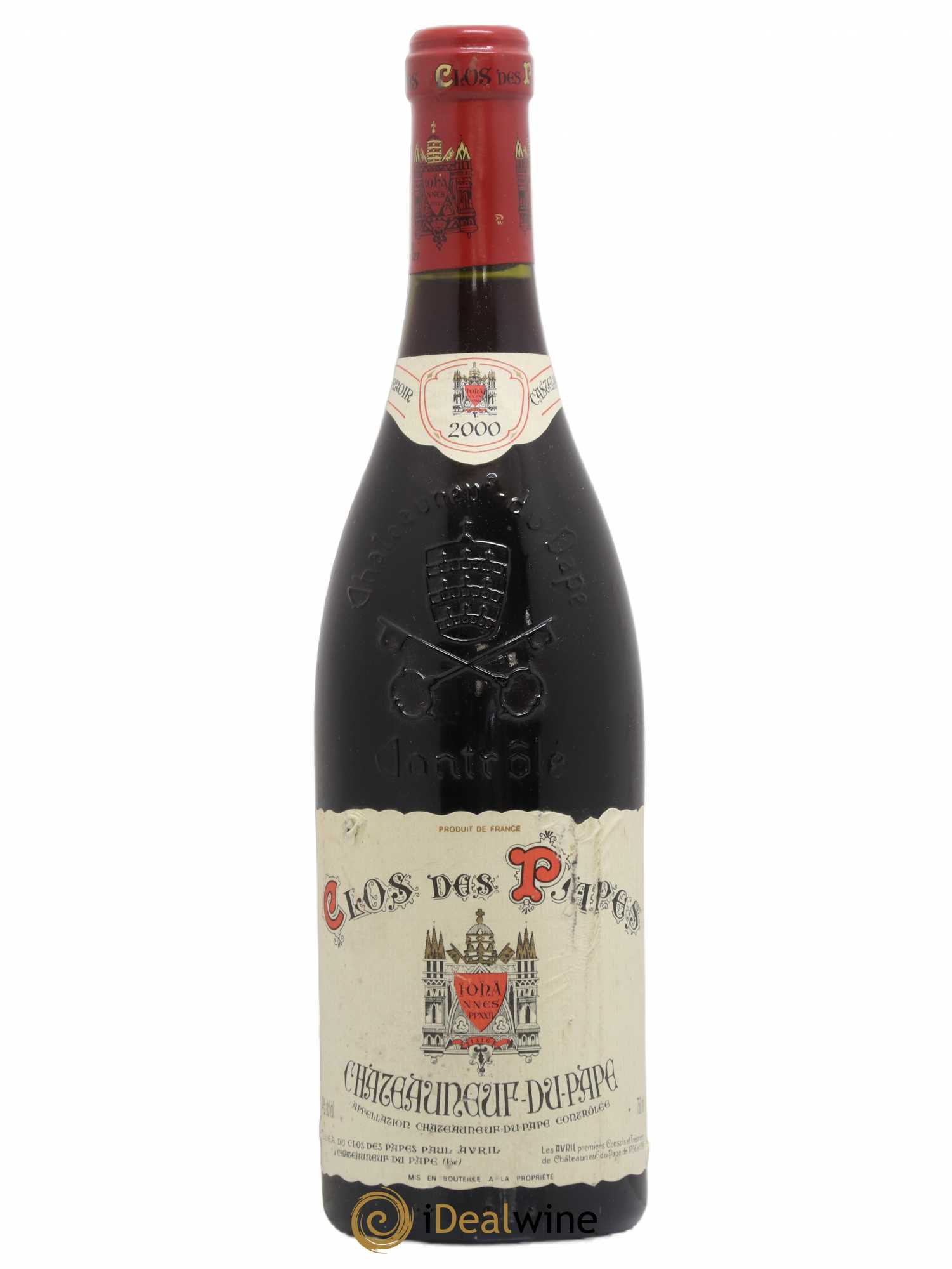 Châteauneuf-du-Pape Clos des Papes - Paul Avril 2000 - Lot de 1 bouteille - 0