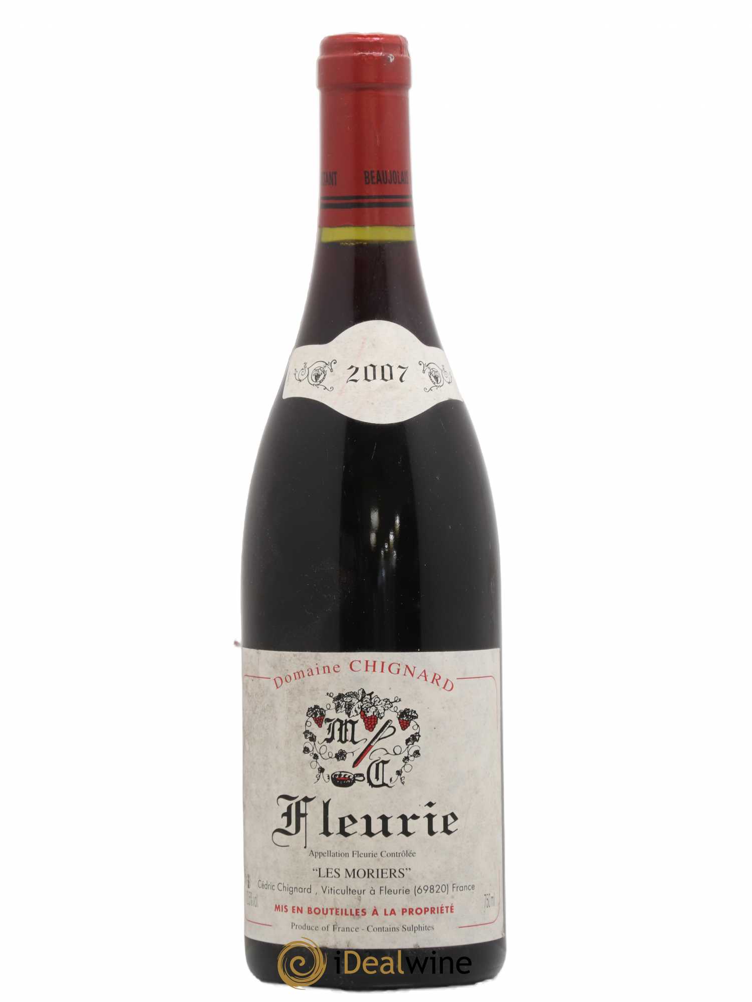 Fleurie Les Moriers Chignard (Domaine) 2007 - Lot de 1 bouteille - 0