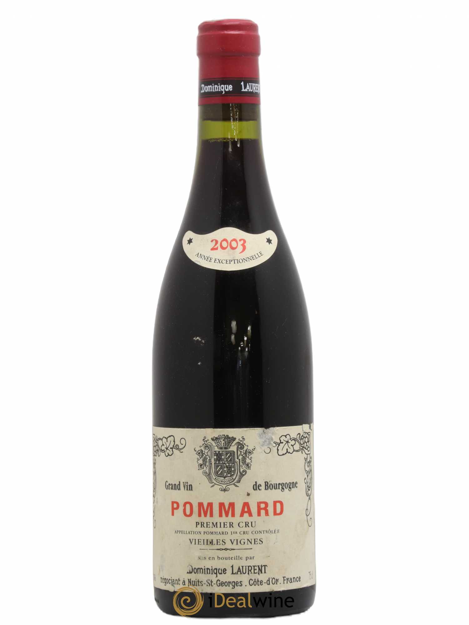Pommard 1er Cru Vieilles vignes Dominique Laurent 2003 - Lot de 1 bouteille - 0
