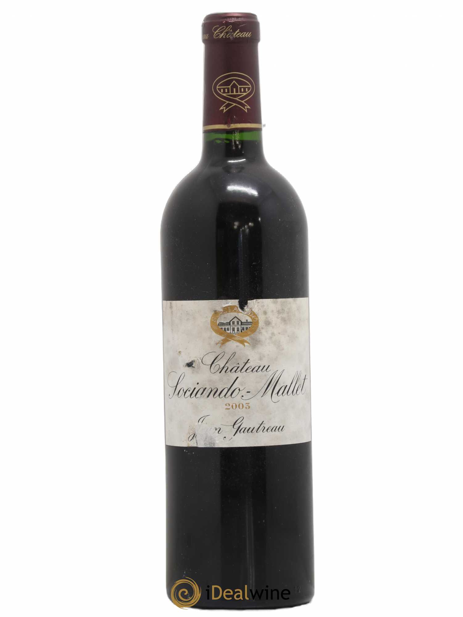 Château Sociando Mallet 2003 - Lot de 1 bouteille - 0