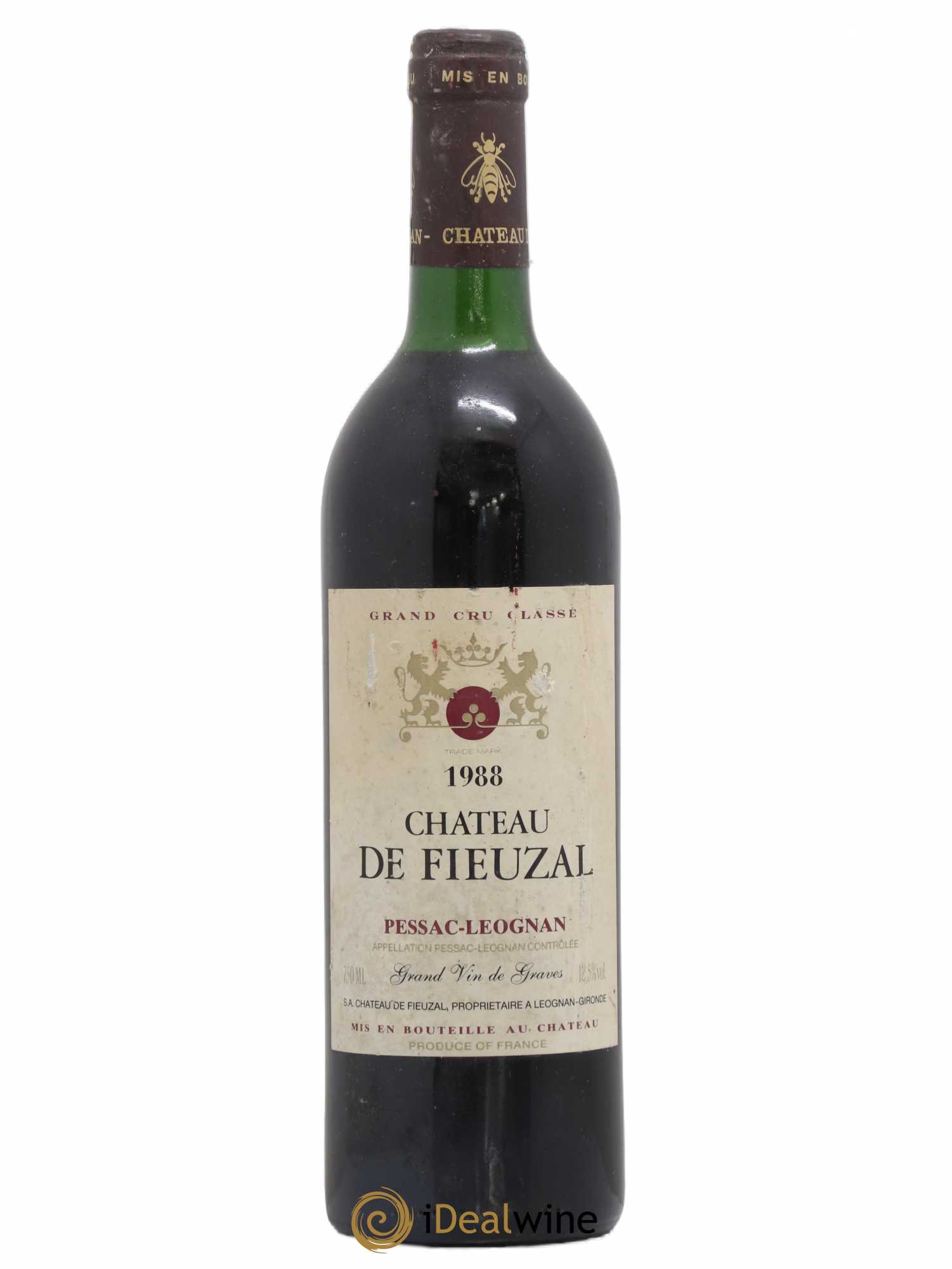 Château de Fieuzal Cru Classé de Graves 1988 - Lot de 1 bouteille - 0