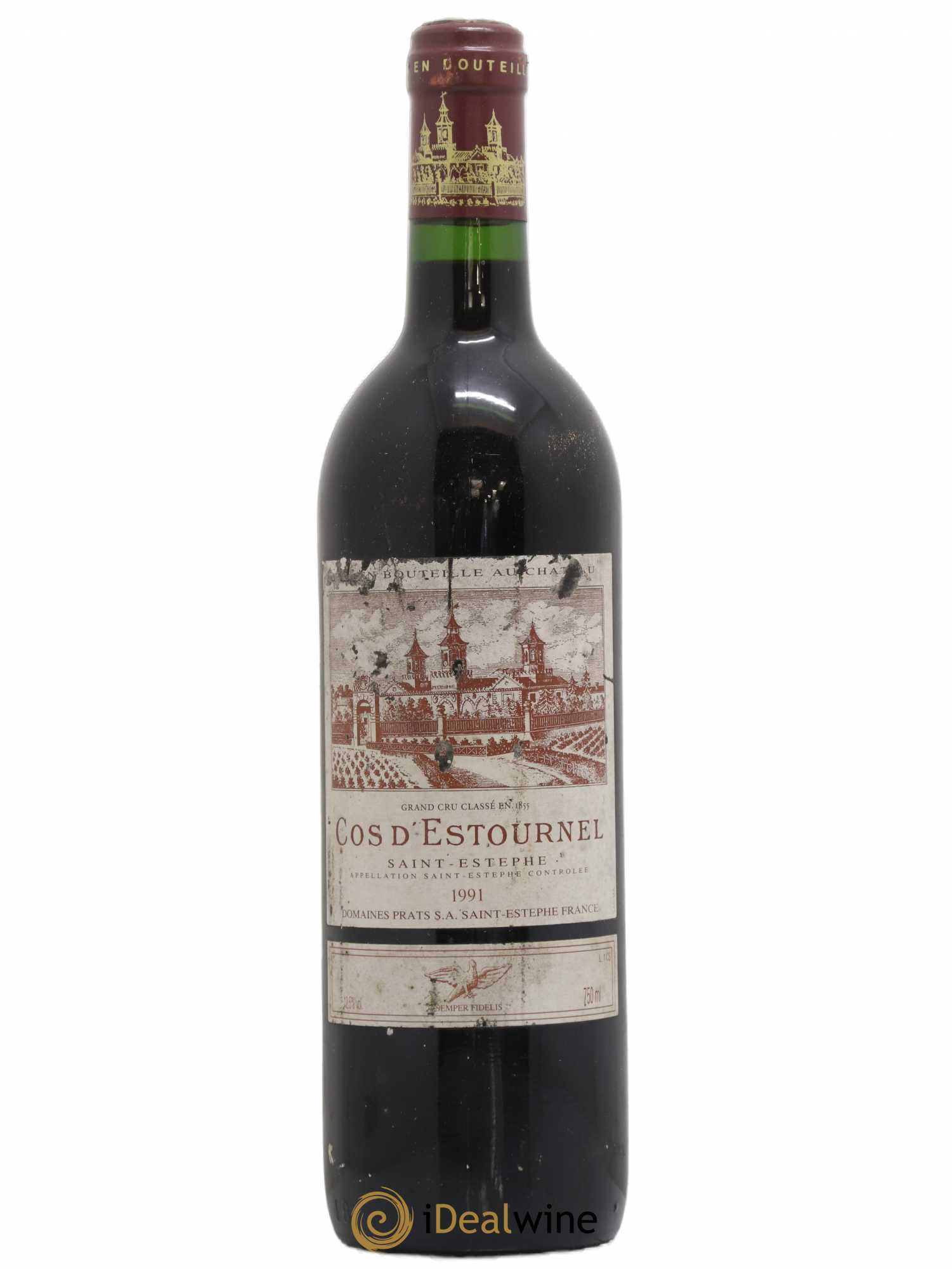 Cos d'Estournel 2ème Grand Cru Classé 1991 - Lot de 1 bouteille - 0