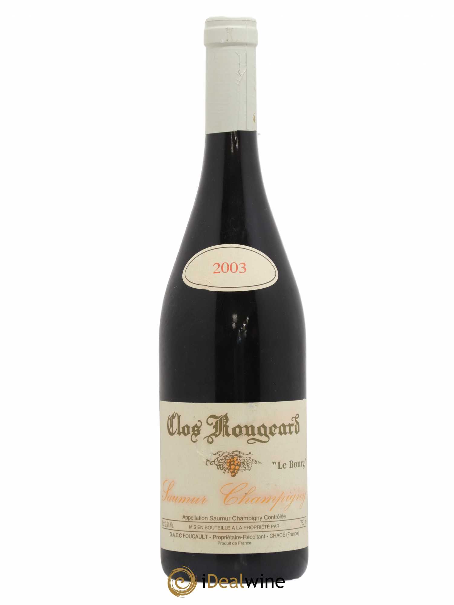 Saumur-Champigny Le Bourg Clos Rougeard 2003 - Lot de 1 bouteille - 0