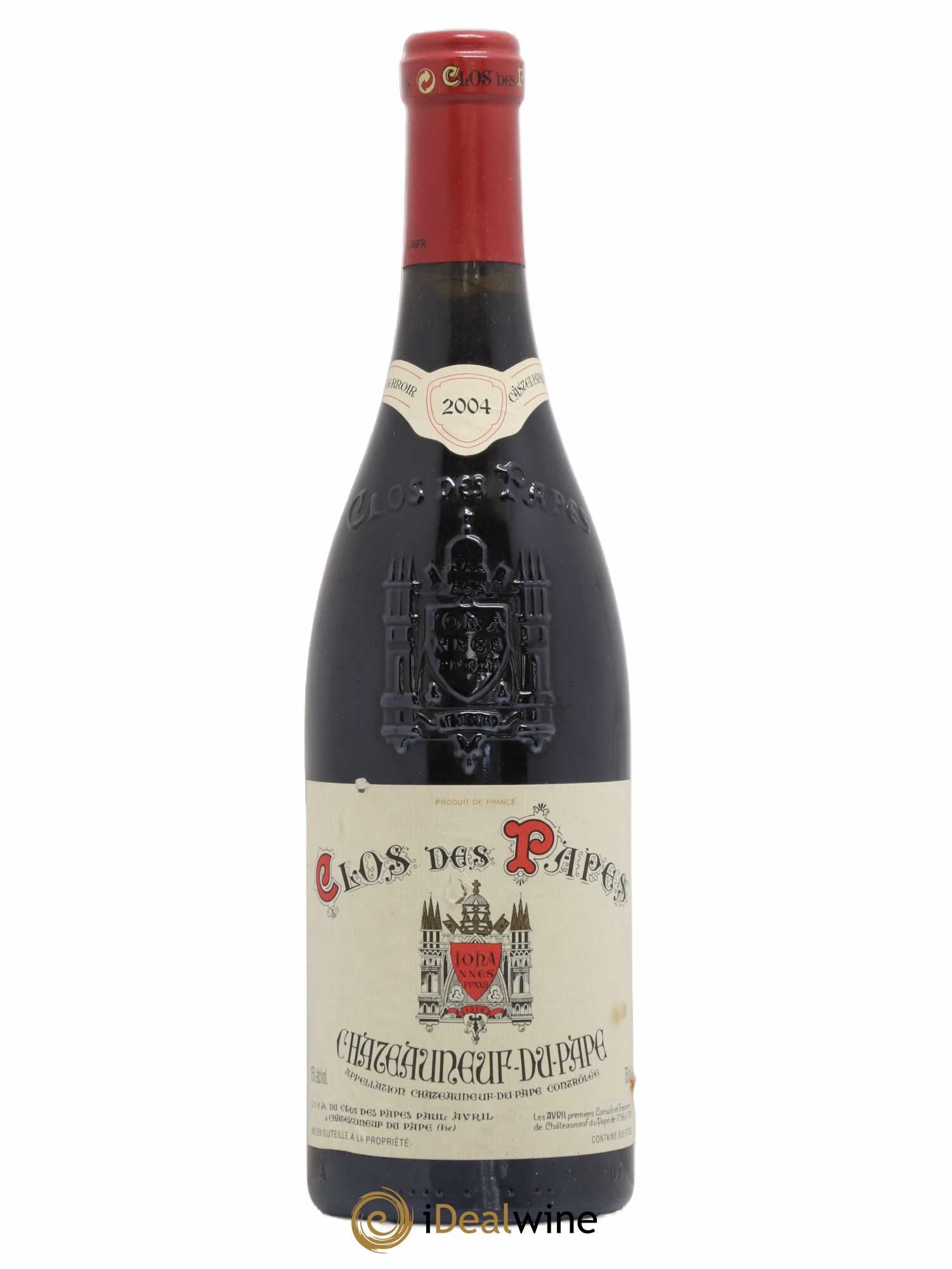 Châteauneuf-du-Pape Clos des Papes - Paul Avril 2004 - Lot de 1 bouteille - 0