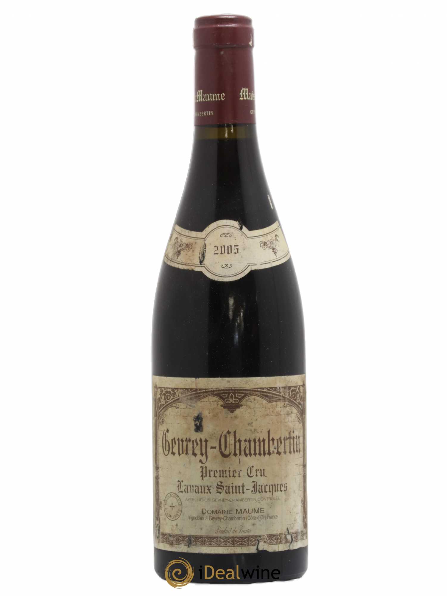 Gevrey-Chambertin 1er Cru Lavaux Saint Jacques Maume (Domaine) 2005 - Lot de 1 bouteille - 0