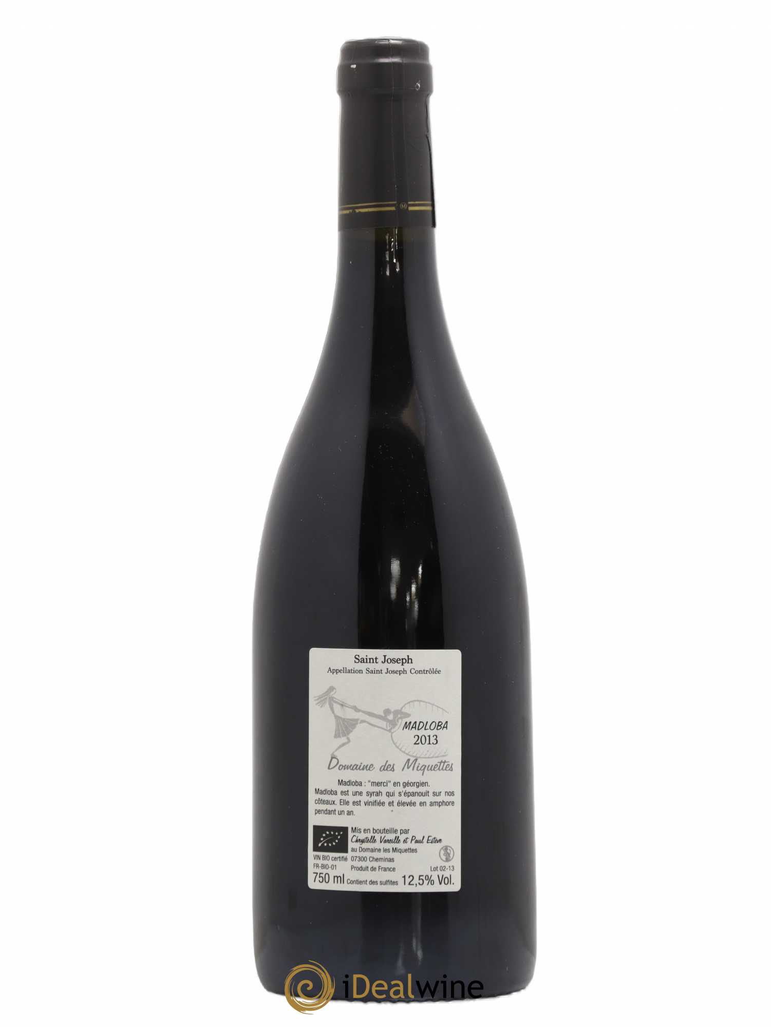 Saint-Joseph Miquettes (Domaine des) Madloba 2013 - Lotto di 1 bottiglia - 1