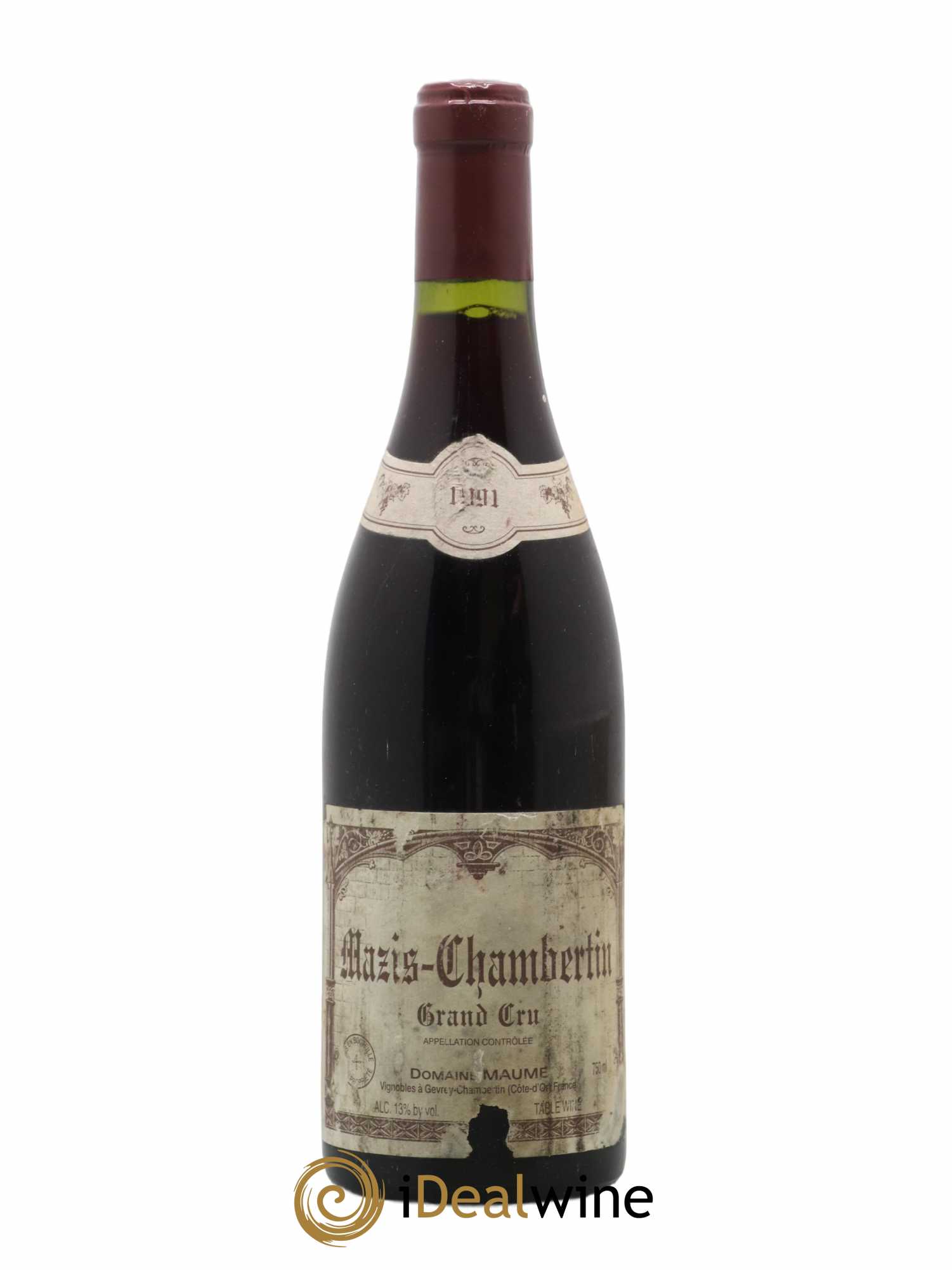 Mazis-Chambertin Grand Cru Maume (Domaine) 1991 - Lot de 1 bouteille - 0