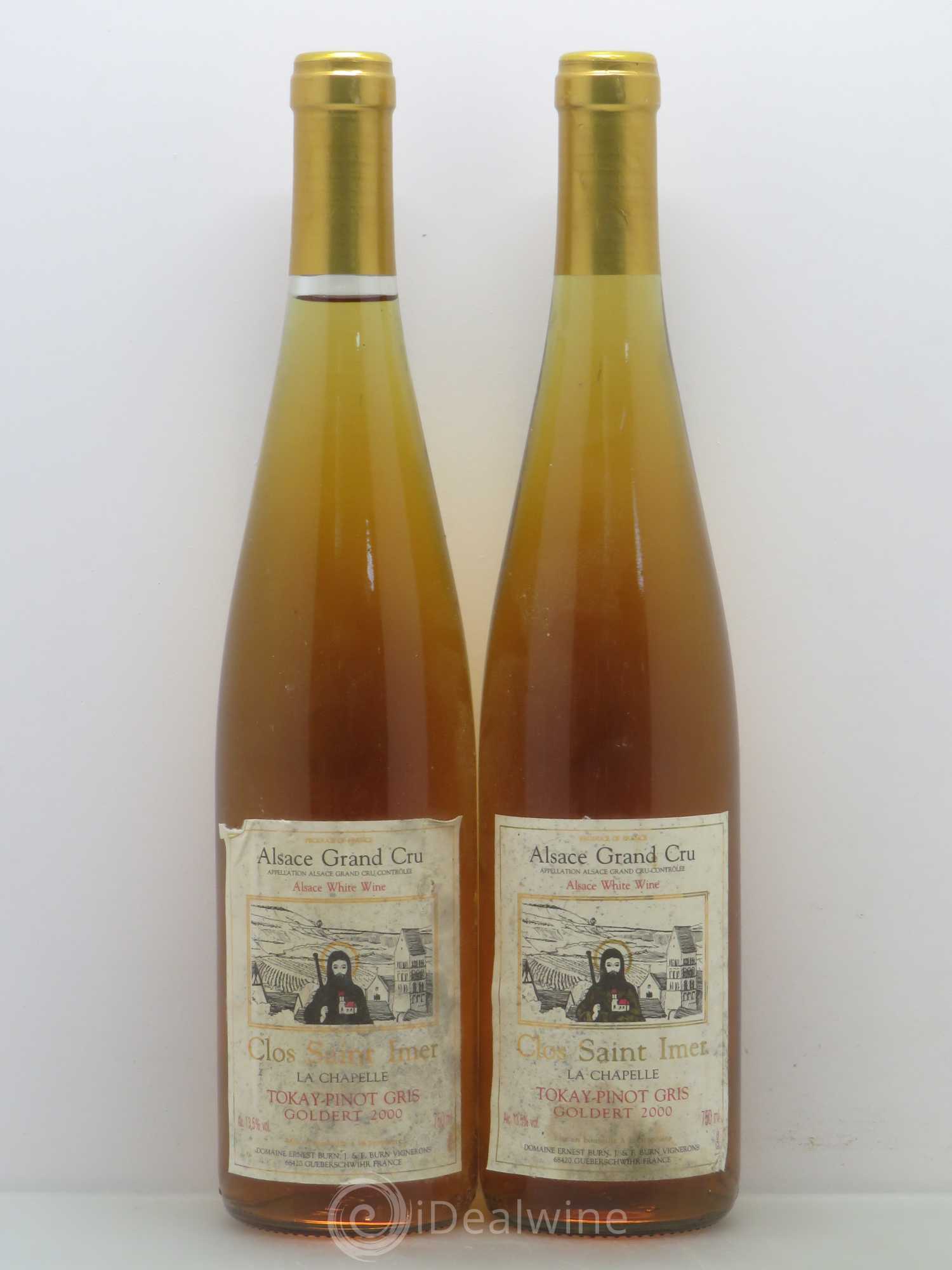 Pinot Gris Grand Cru Goldert La Chapelle - E. Burn 2000 - Posten von 2 Flaschen - 0