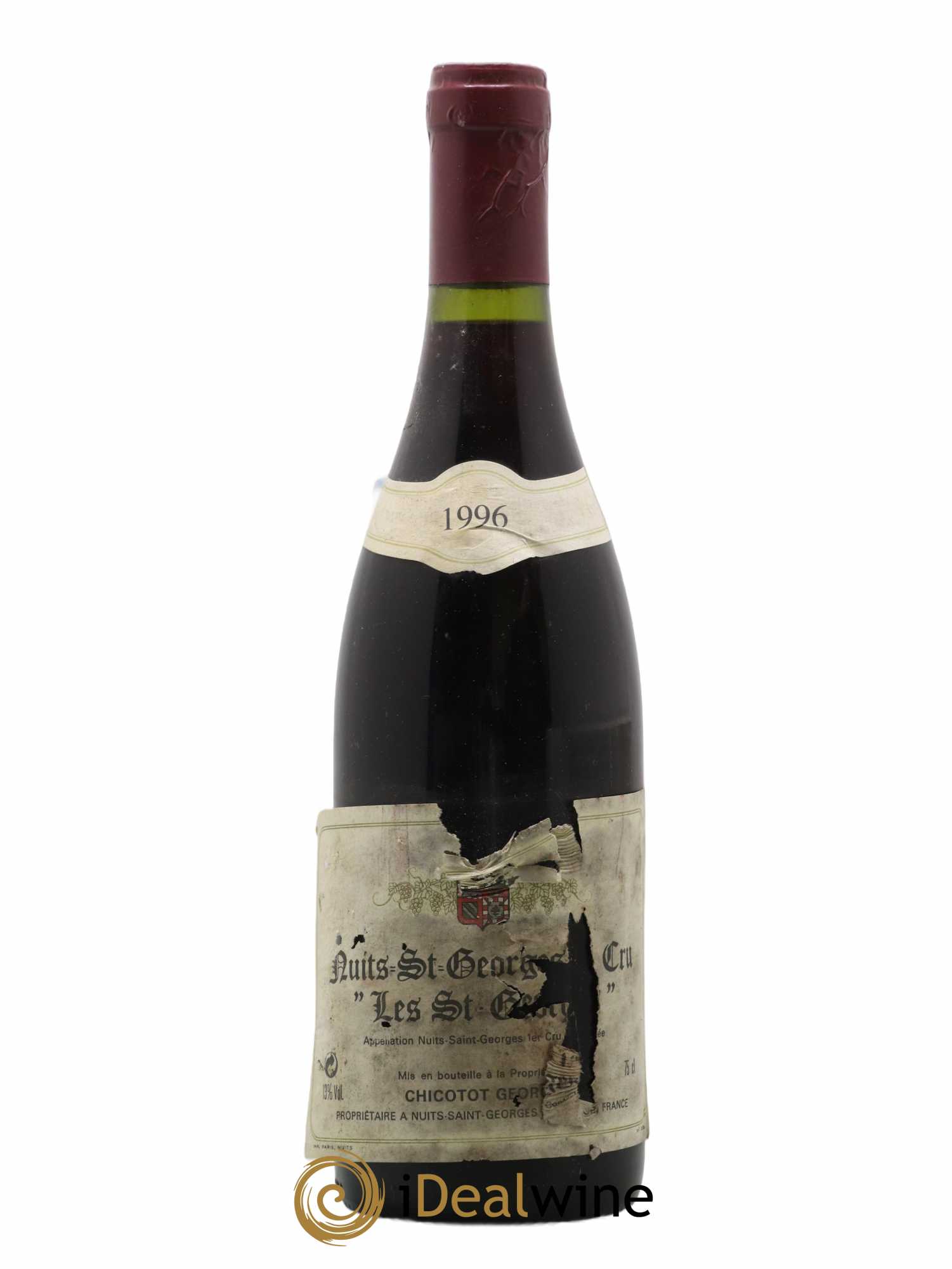 Nuits-Saint-Georges 1er Cru Les Saint-Georges Chicotot 1996 - Lot de 1 bouteille - 0