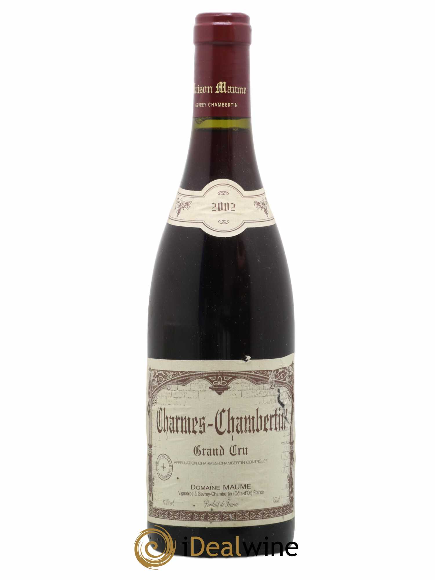 Charmes-Chambertin Grand Cru Maume (Domaine) 2002 - Lot de 1 bouteille - 0