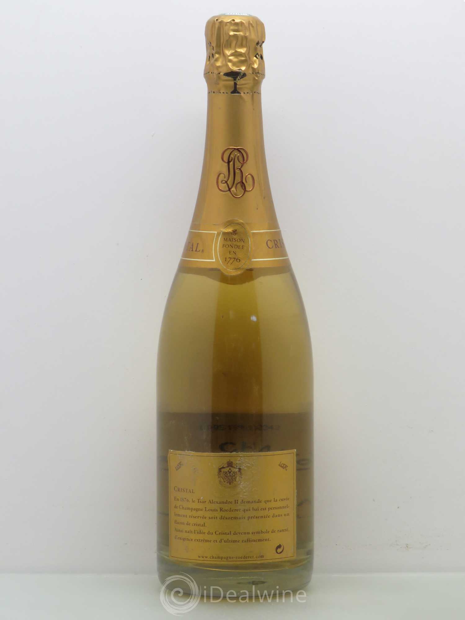 Cristal Louis Roederer 1996 - Lot de 1 bouteille - 1
