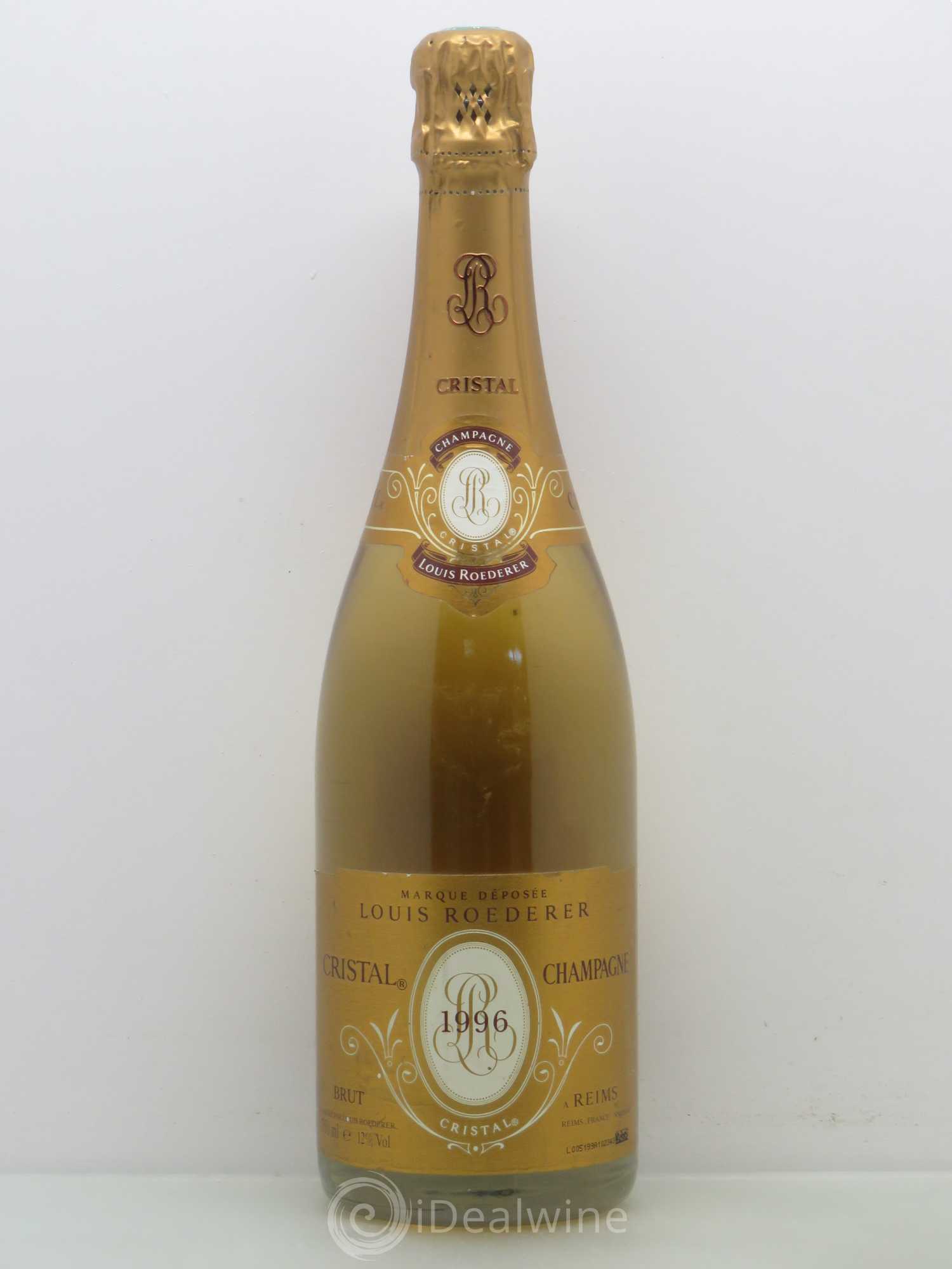 Cristal Louis Roederer 1996 - Lot de 1 bouteille - 0