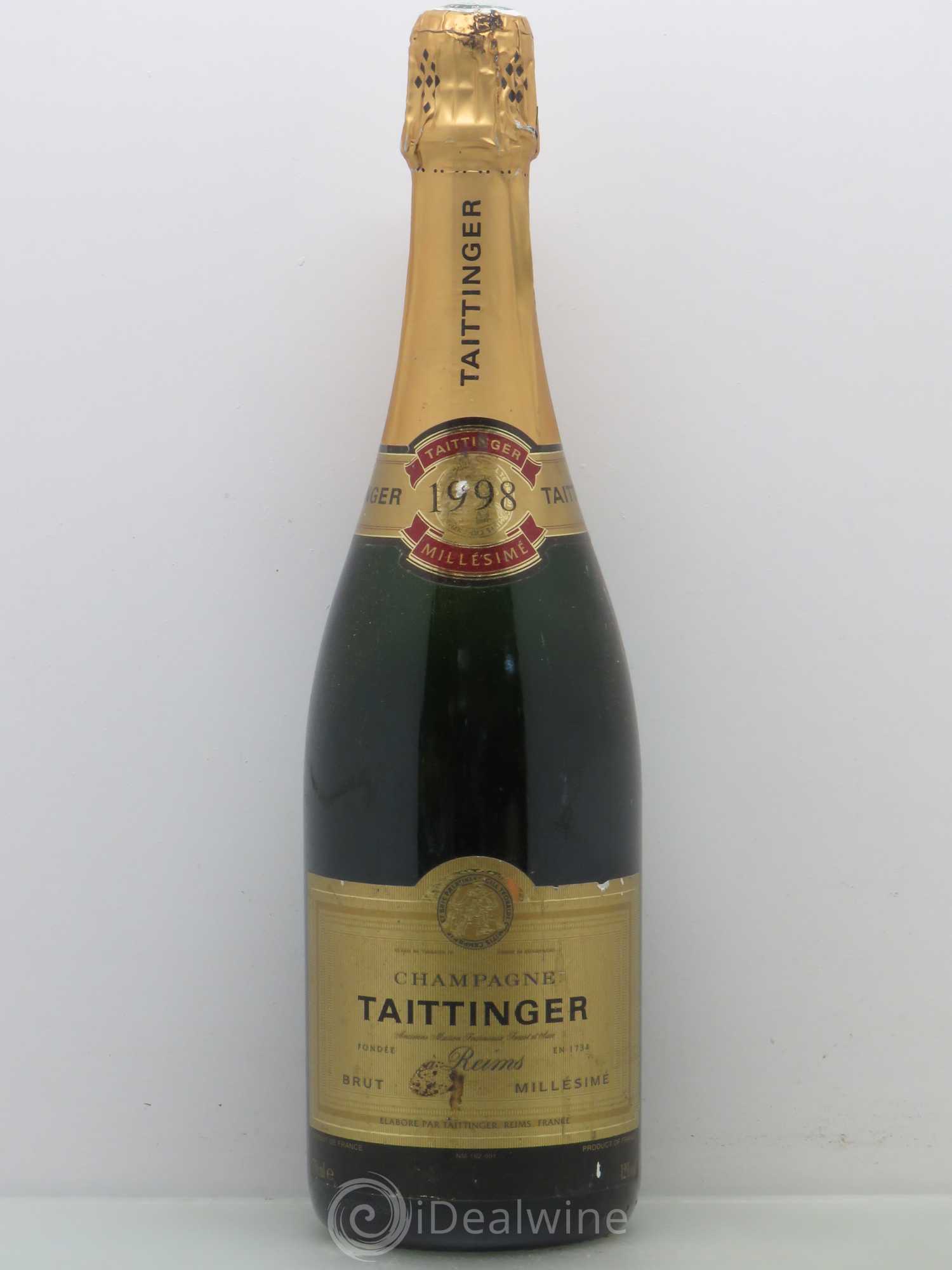 Brut Réserve Taittinger 1998 - Lot de 1 bouteille - 0