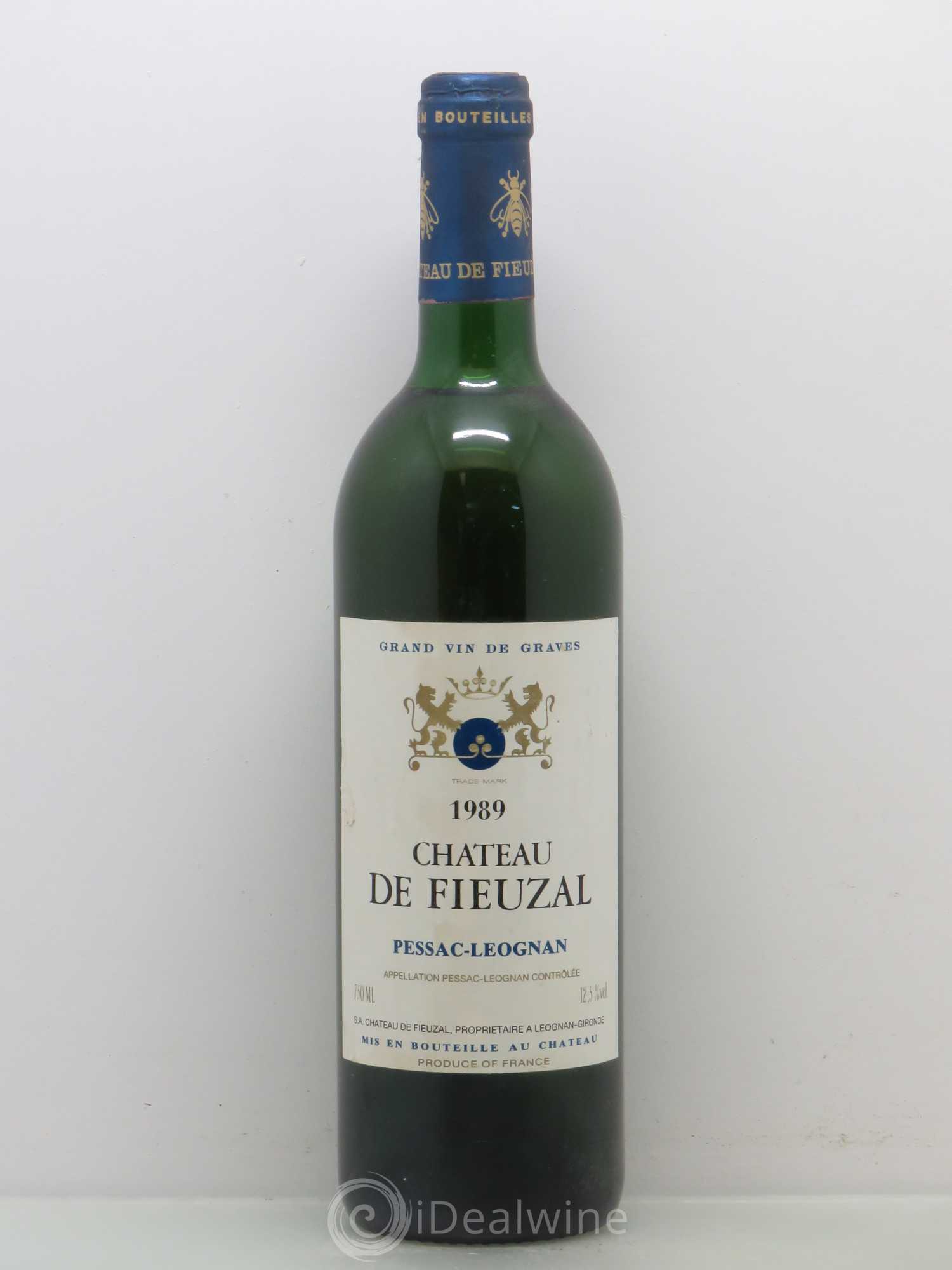Château de Fieuzal 1989 - Lot de 1 bouteille - 0