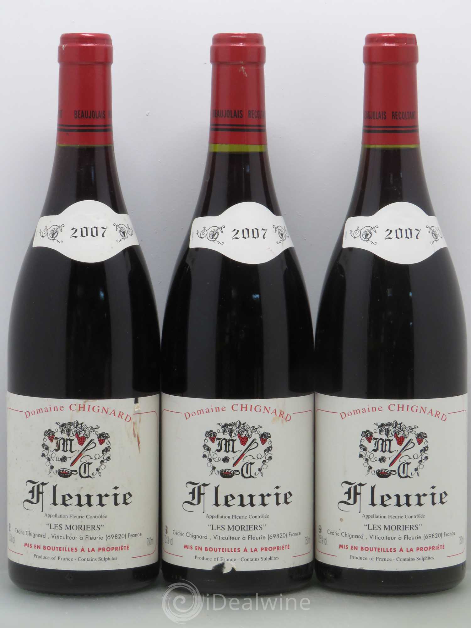 Fleurie Les Moriers Chignard (Domaine) 2007 - Lot de 6 bouteilles - 2