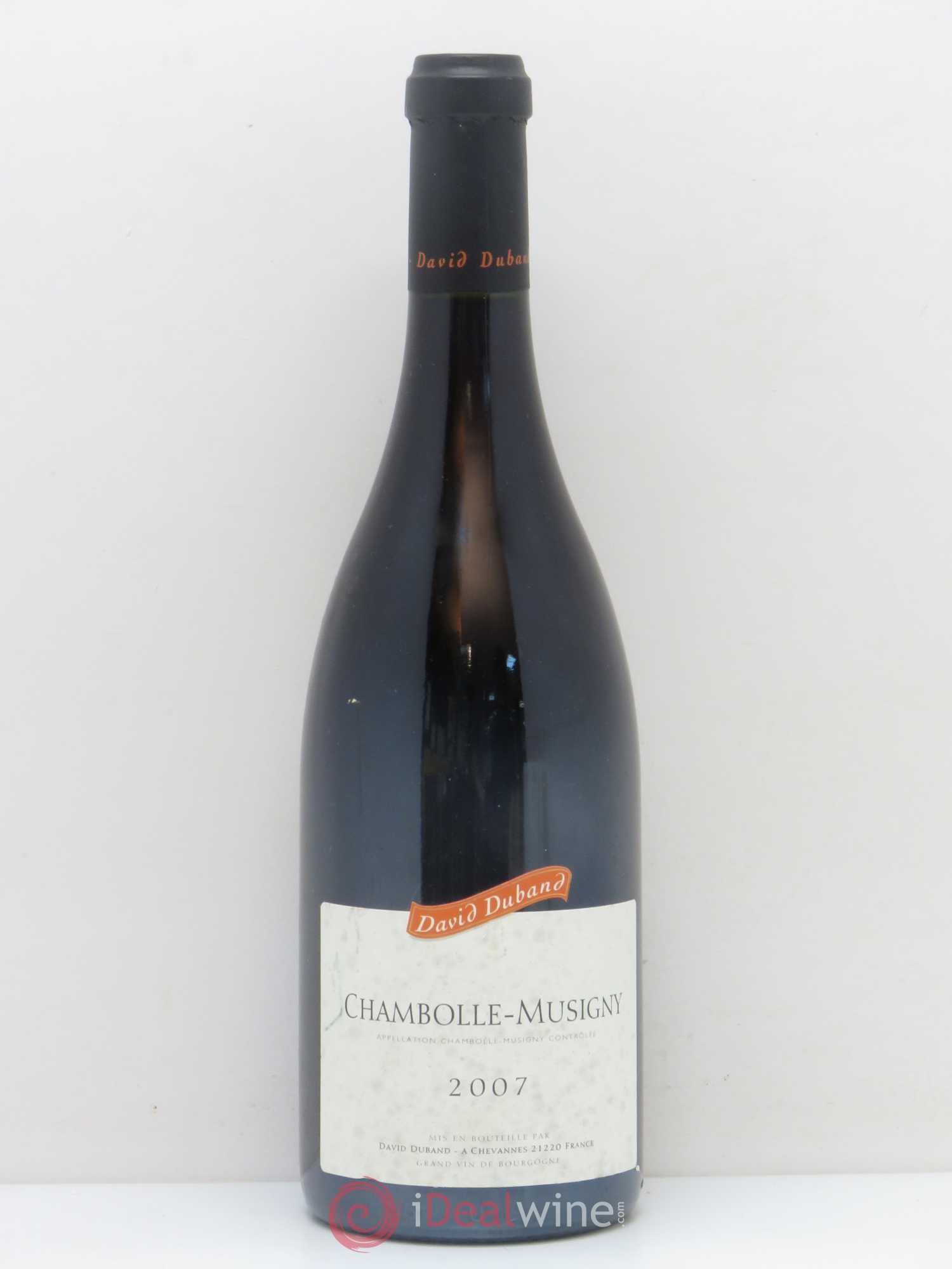 Chambolle-Musigny David Duband (Domaine) 2007 - Lot de 1 bouteille - 0