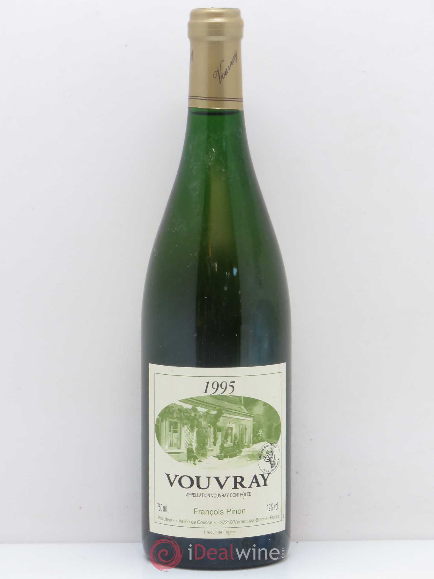 Vouvray François Pinon (sans prix de réserve) 1995 - Posten von 1 Flasche - 0