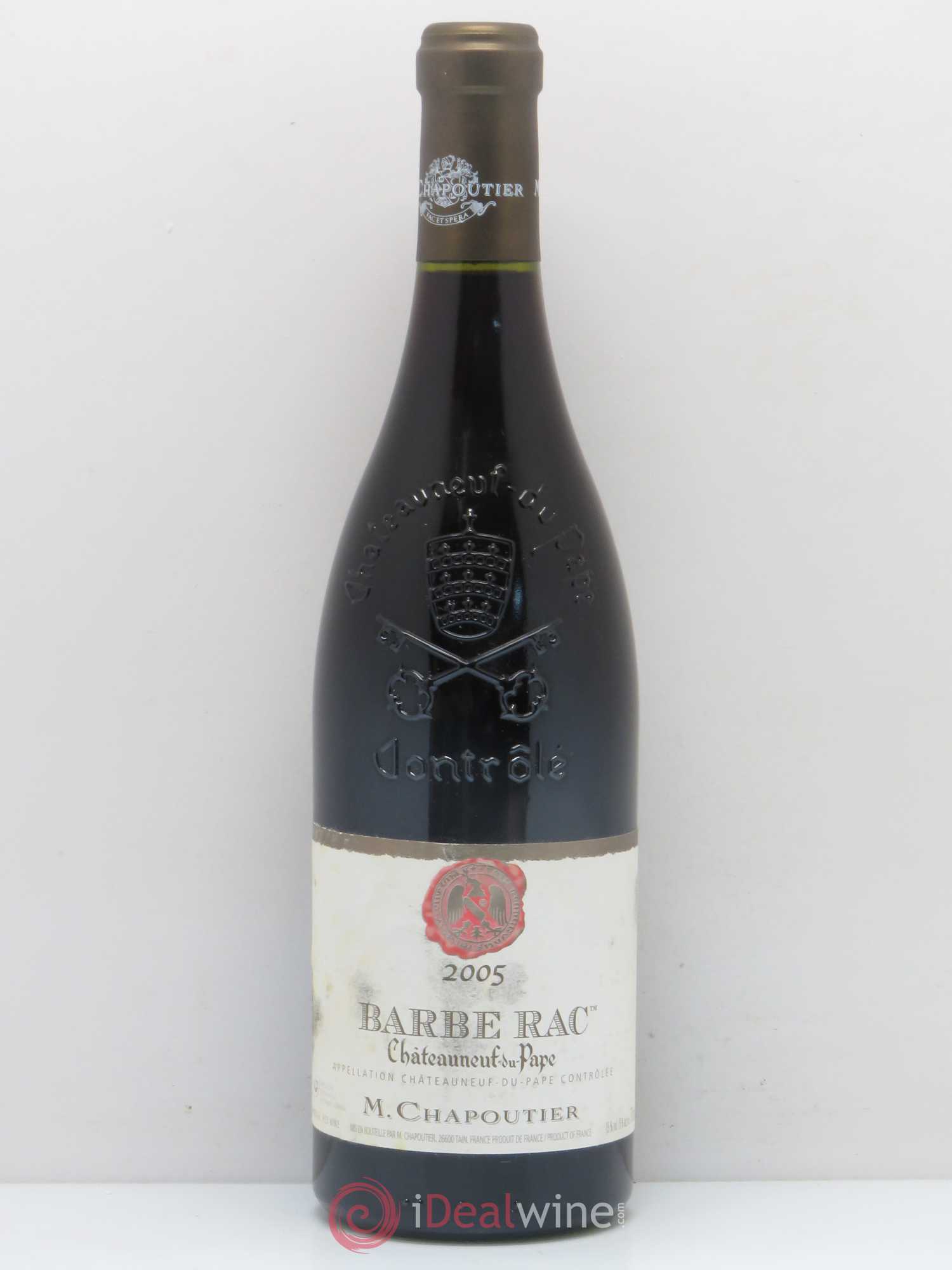 Châteauneuf-du-Pape Barbe Rac Chapoutier 2005 - Lot de 1 bouteille - 0
