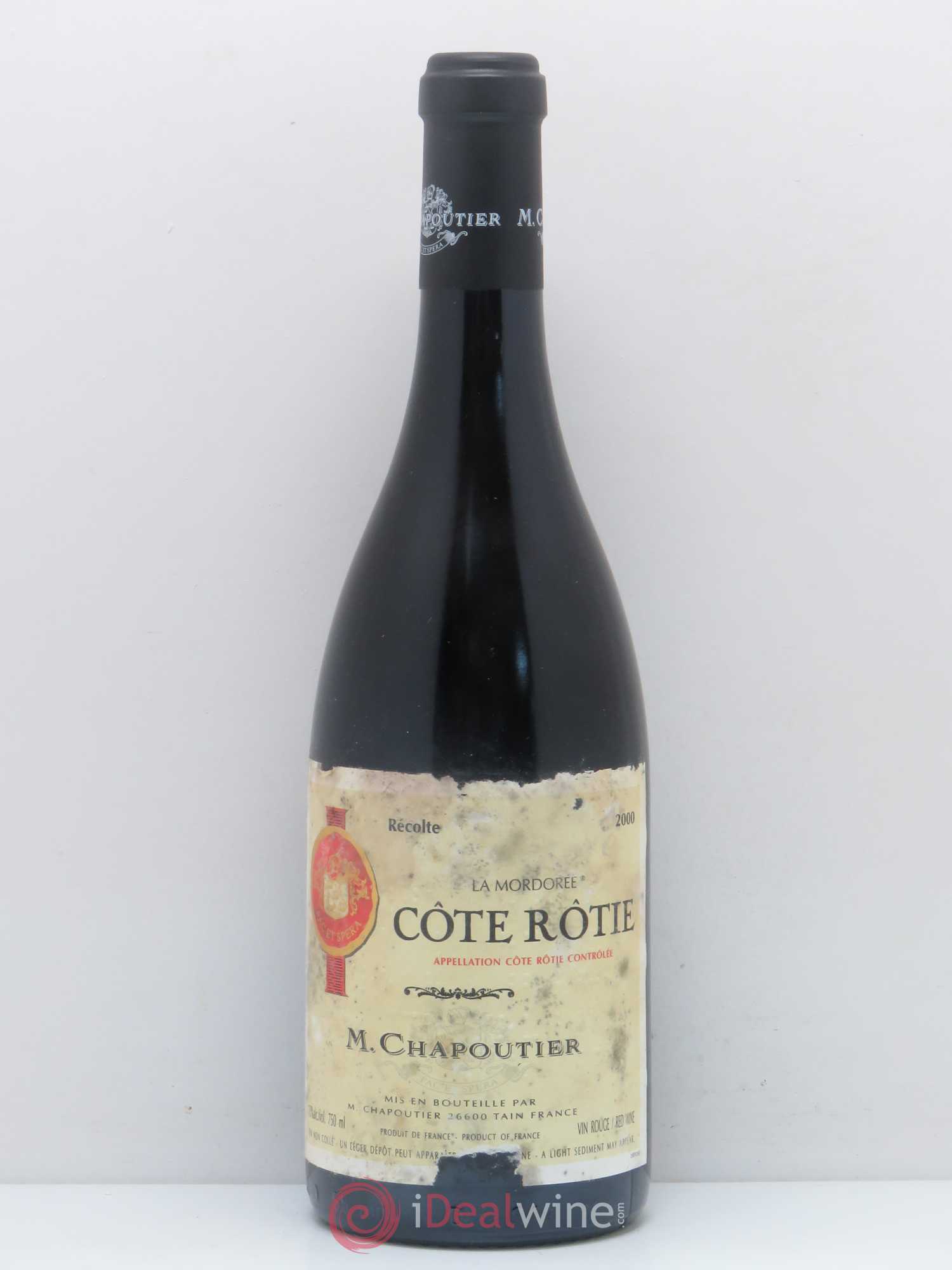 Côte-Rôtie La Mordorée Chapoutier 2000 - Lot de 1 bouteille - 0