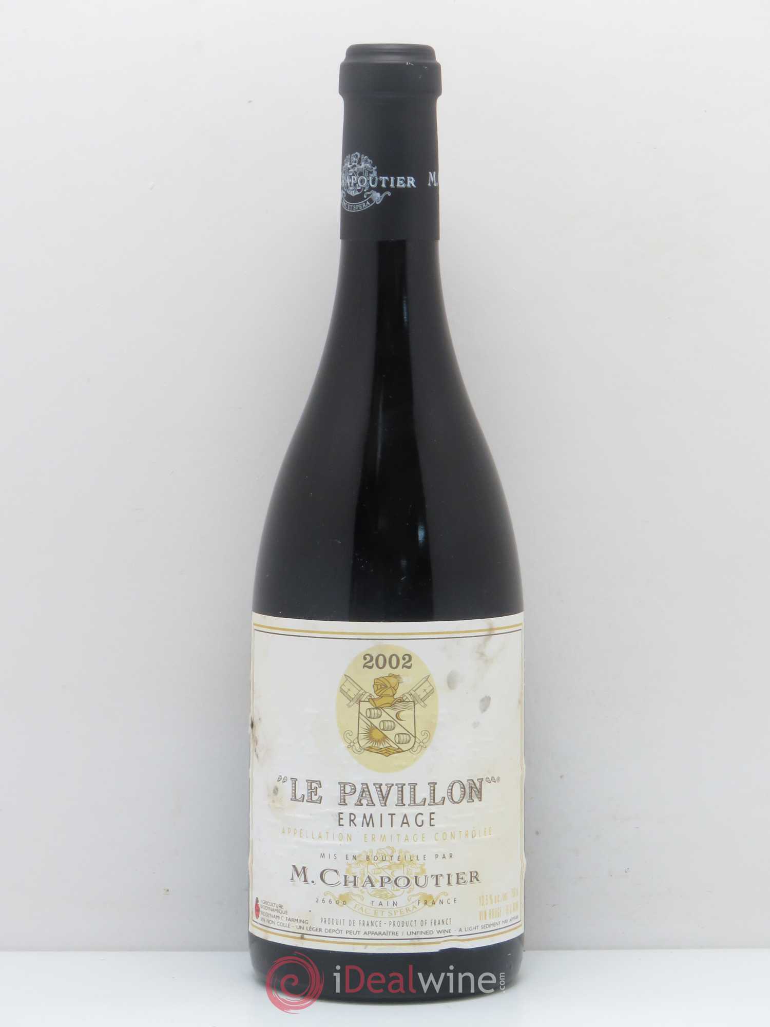 Hermitage Ermitage Le Pavillon Chapoutier 2002 - Lot de 1 bouteille - 0