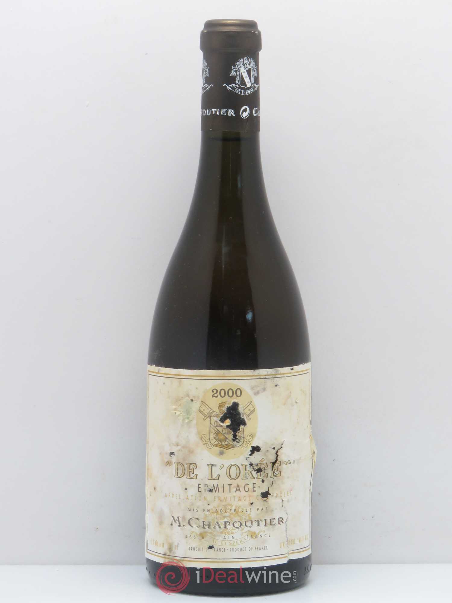 Hermitage Ermitage de l'Orée Chapoutier 2000 - Lot de 1 bouteille - 0