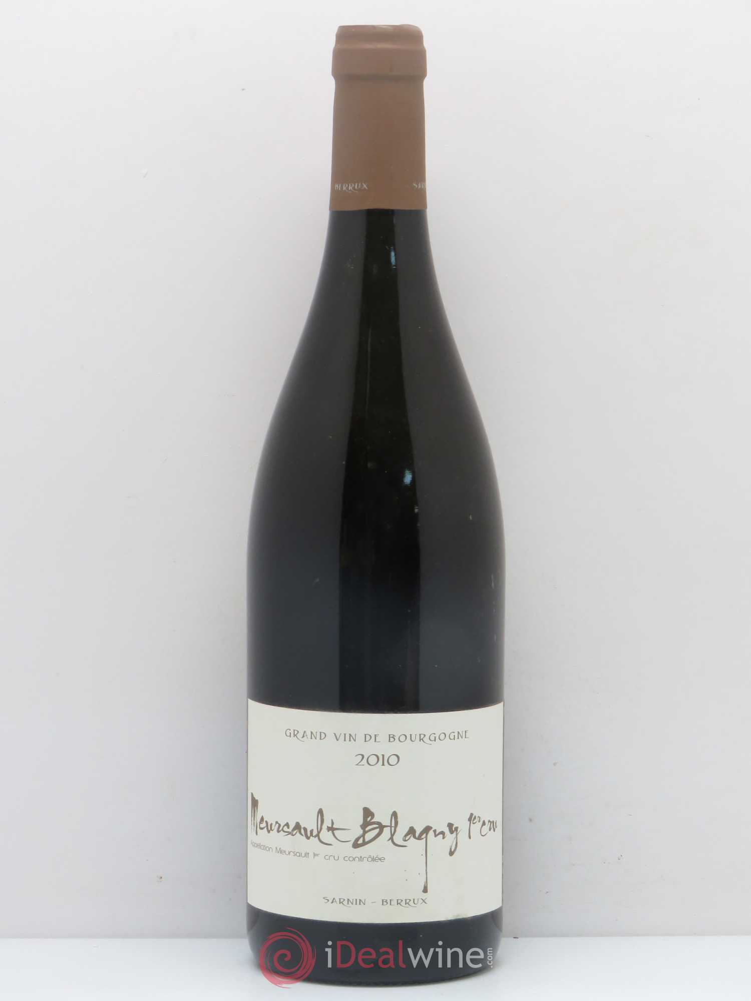 Meursault 1er Cru Blagny Sarnin Berrux 2010 - Posten von 1 Flasche - 0