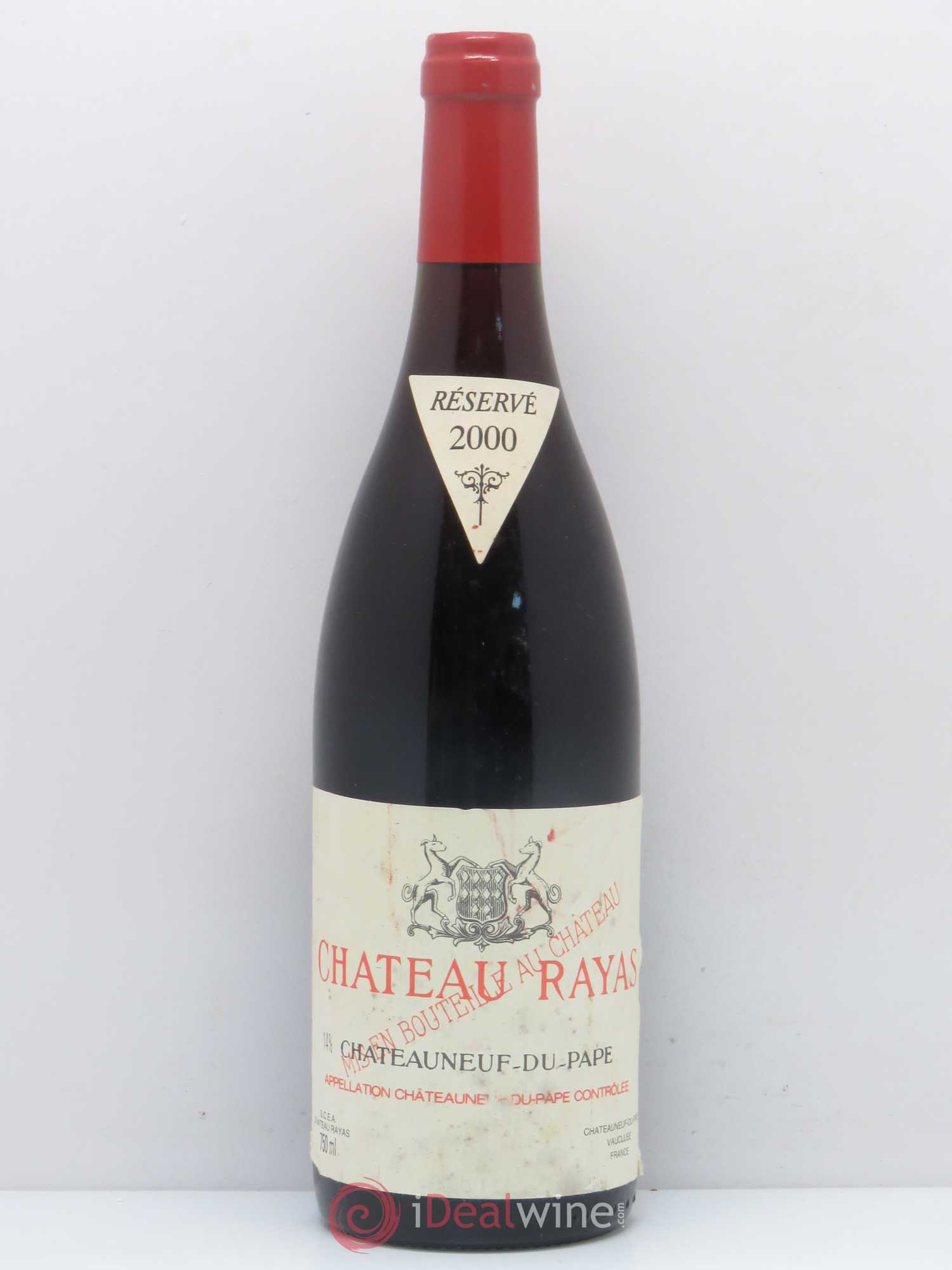 Châteauneuf-du-Pape Château Rayas Emmanuel Reynaud 2000 - Lot de 1 bouteille - 0