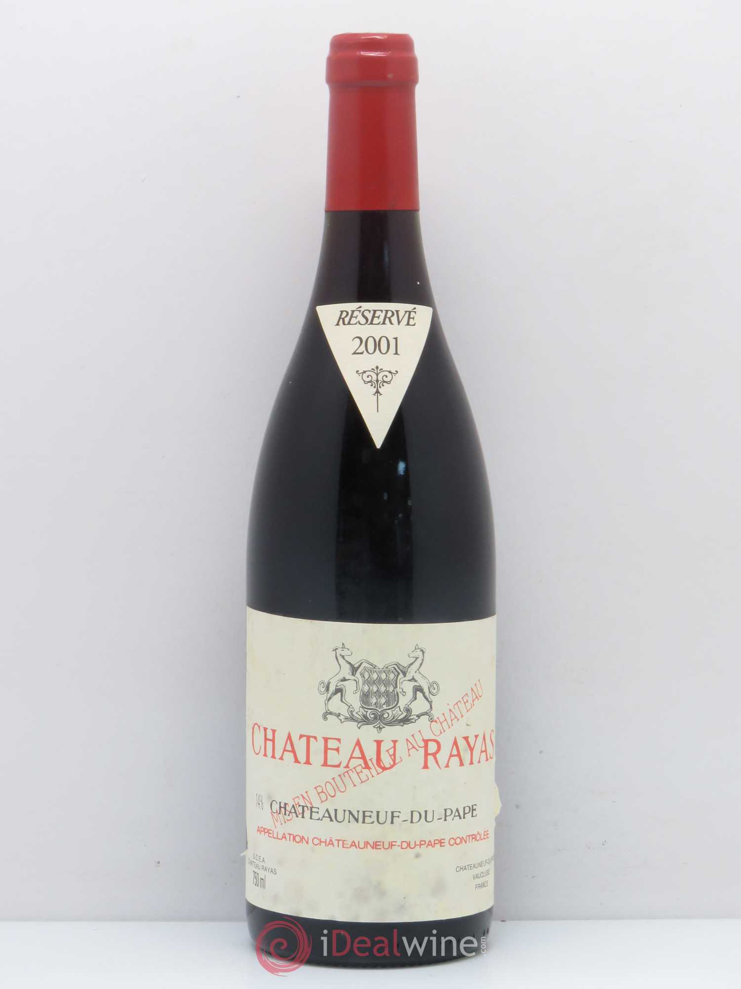 Châteauneuf-du-Pape Château Rayas Emmanuel Reynaud 2001 - Lot de 1 bouteille - 0