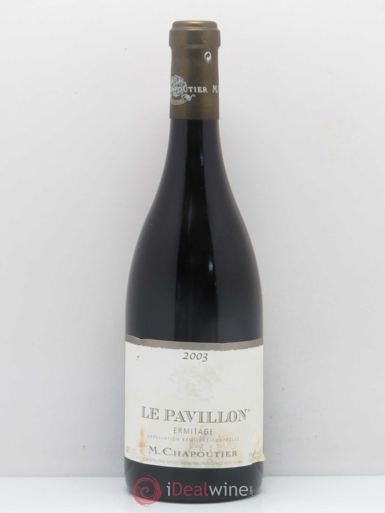 Hermitage Ermitage Le Pavillon Chapoutier 2003 - Lot de 1 bouteille - 0