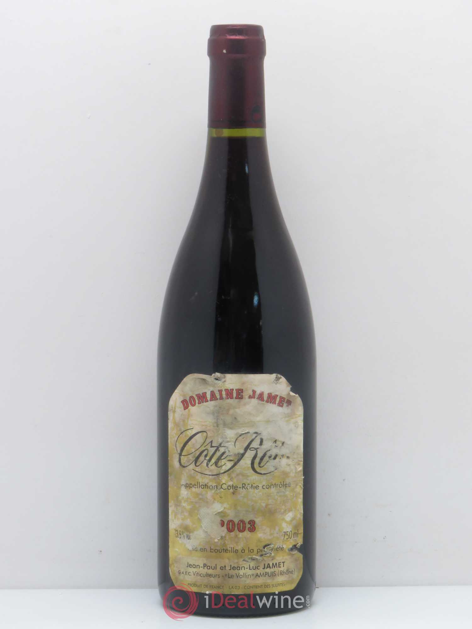 Côte-Rôtie Jamet (Domaine) 2003 - Lot de 1 bouteille - 0